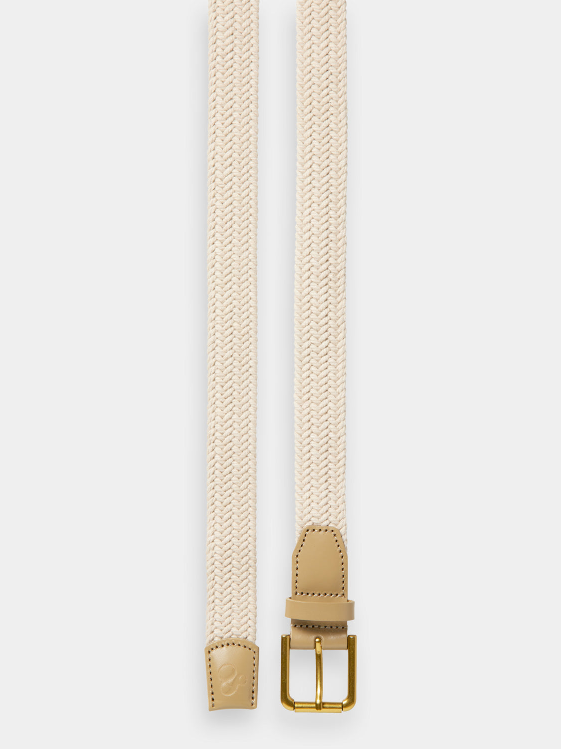 Leather trimmed canvas cord belt - Scotch & Soda AU