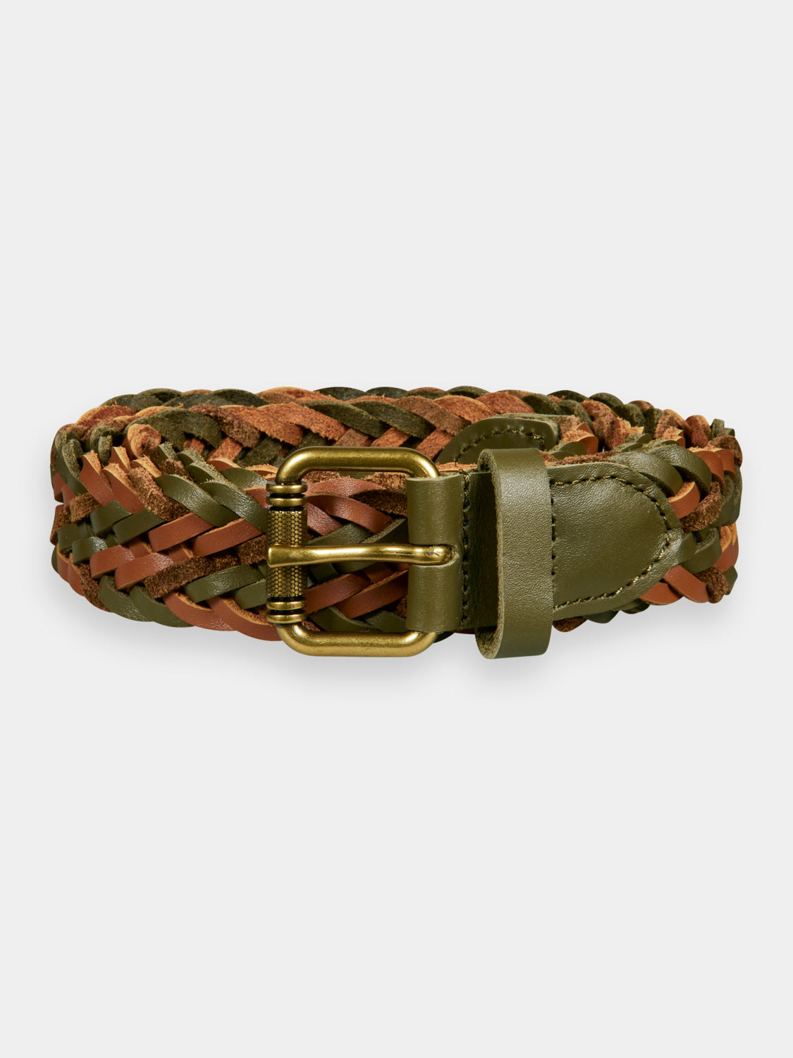 Braided leather belt - Scotch & Soda AU