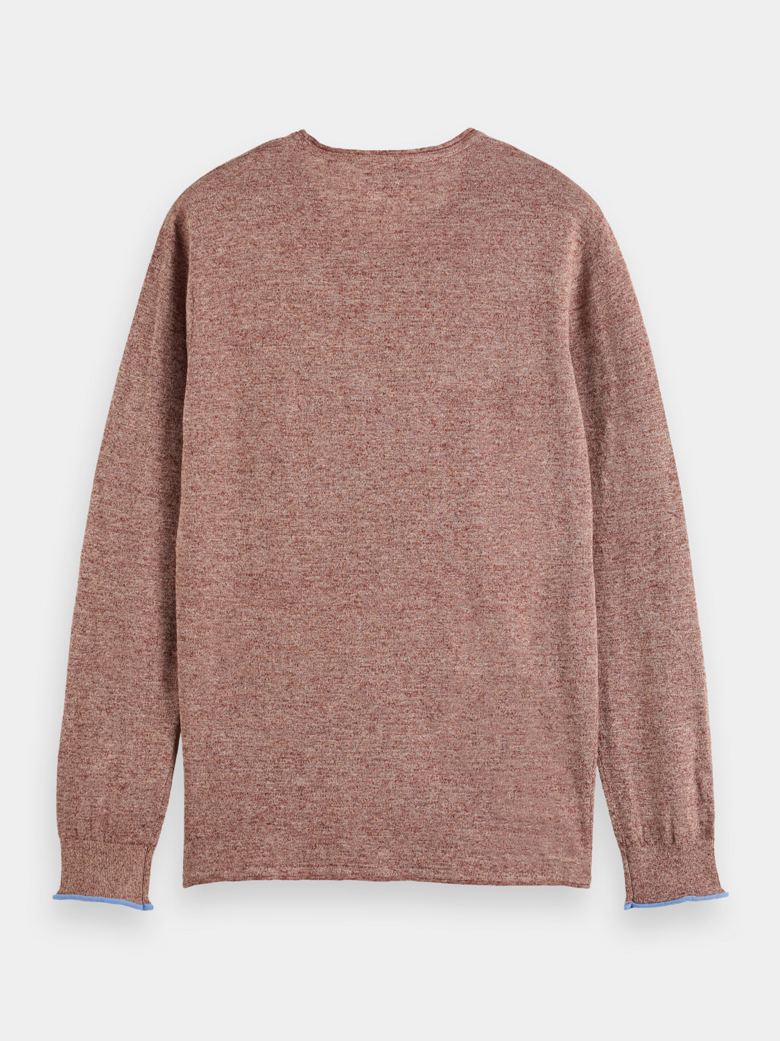 Linen-cotton crewneck pullover - Scotch & Soda AU