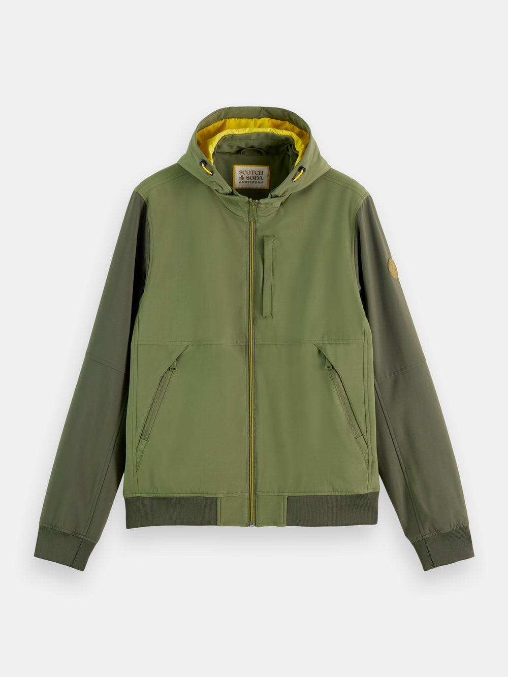 Classic hooded soft-shell jacket - Scotch & Soda AU