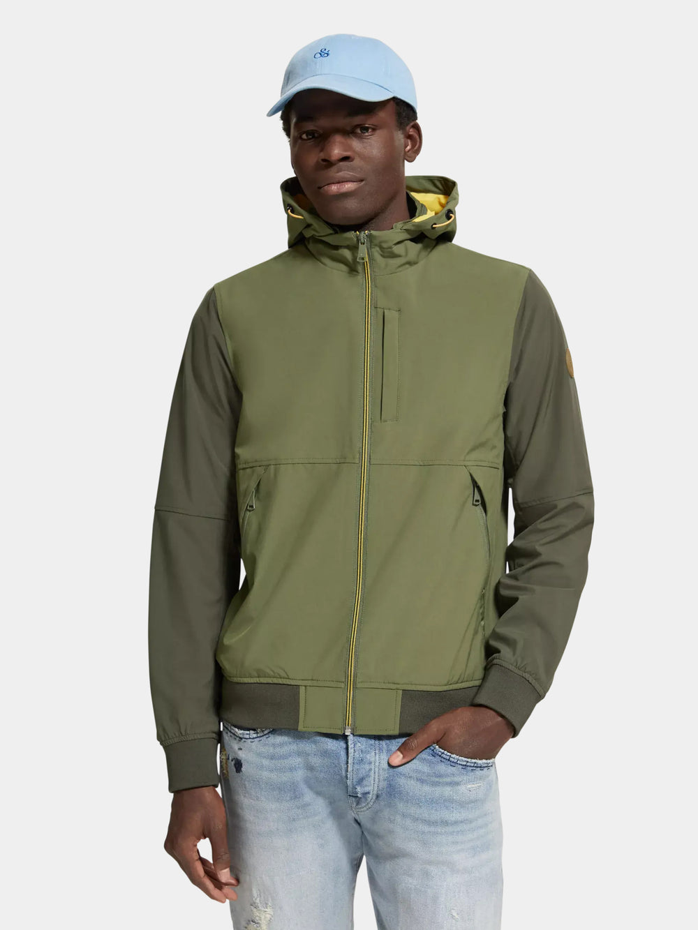 Classic hooded soft-shell jacket - Scotch & Soda AU