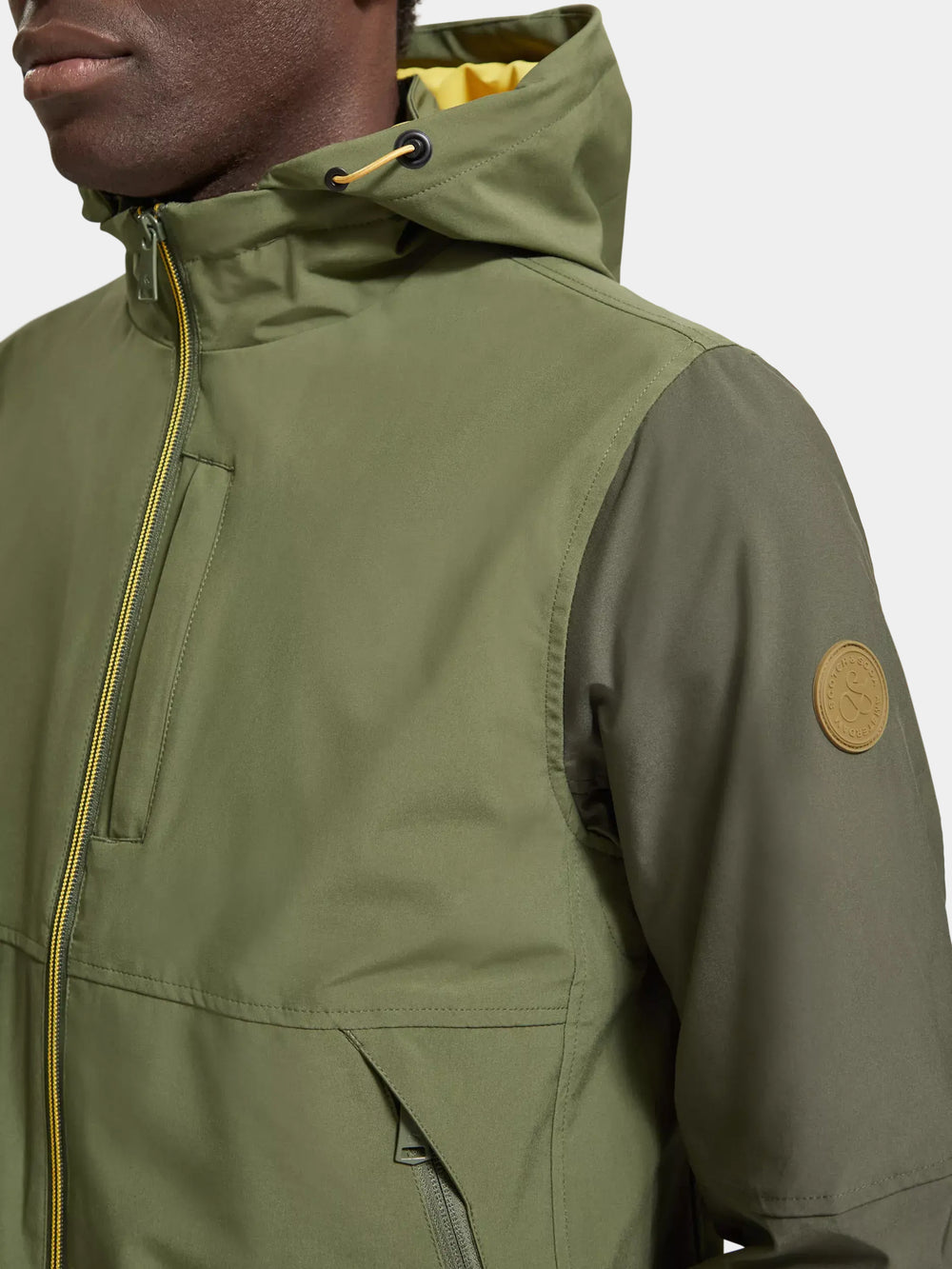 Classic hooded soft-shell jacket - Scotch & Soda AU