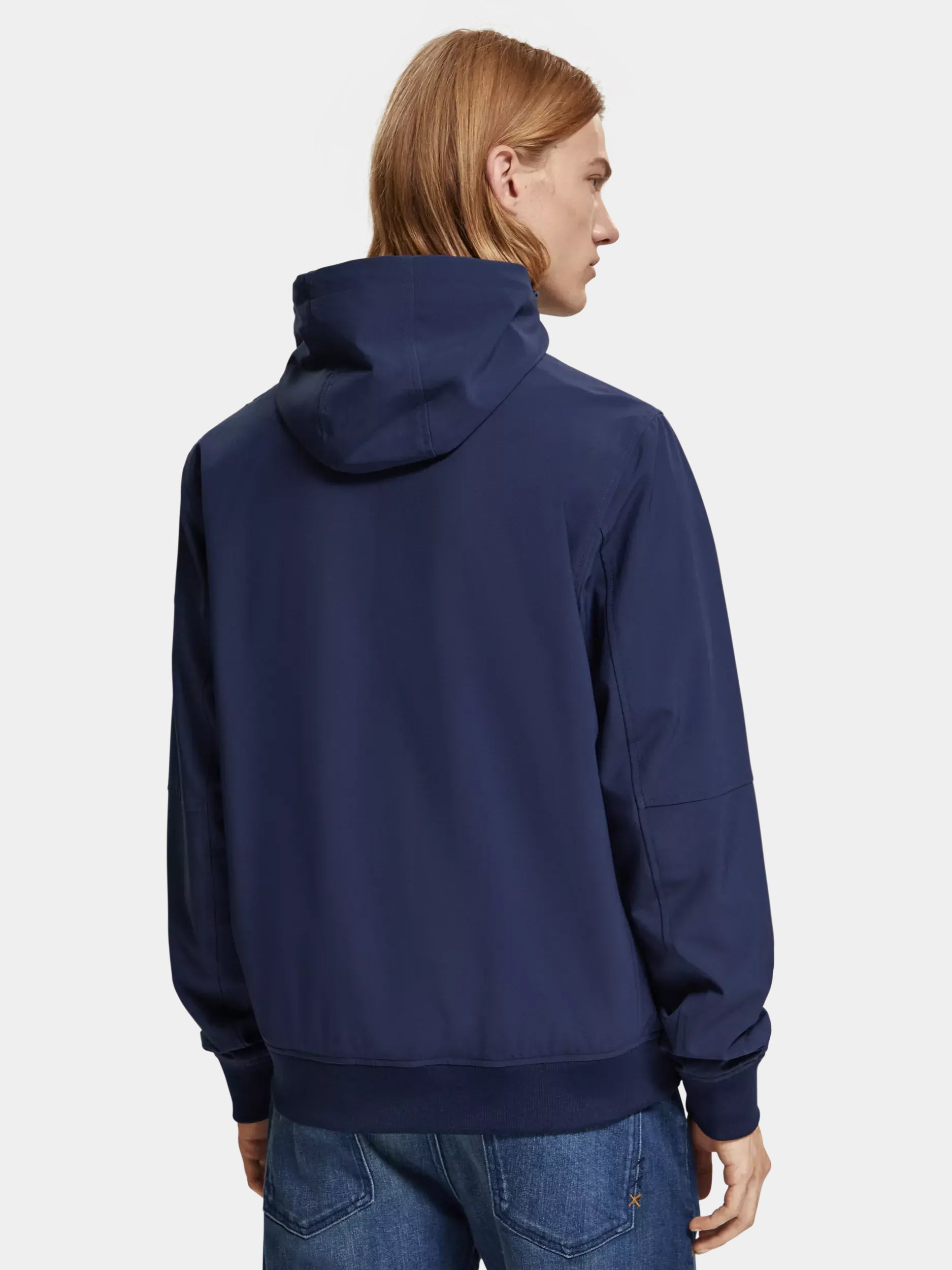 Classic hooded soft-shell jacket - Scotch & Soda AU