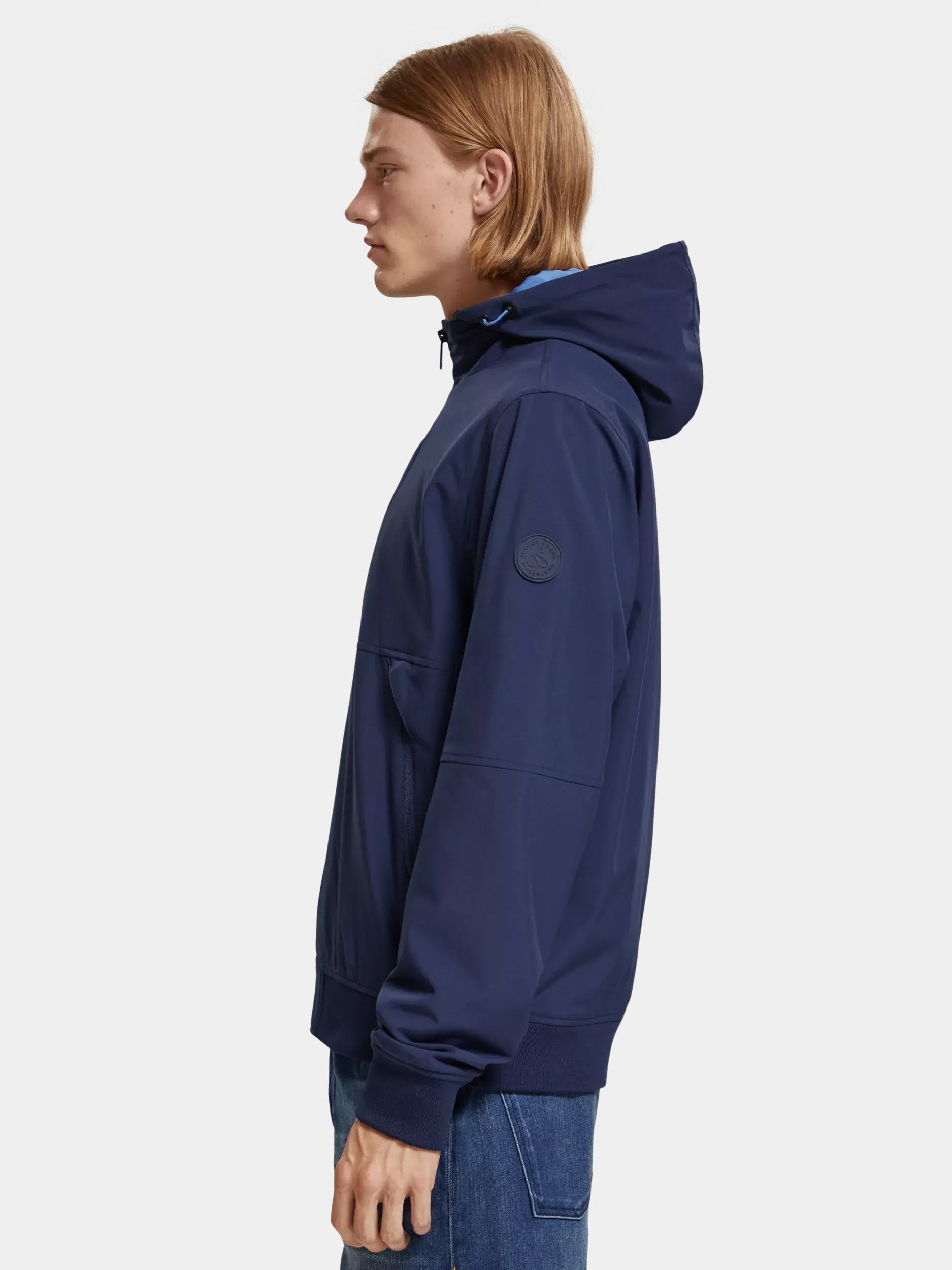 Classic hooded soft-shell jacket - Scotch & Soda AU