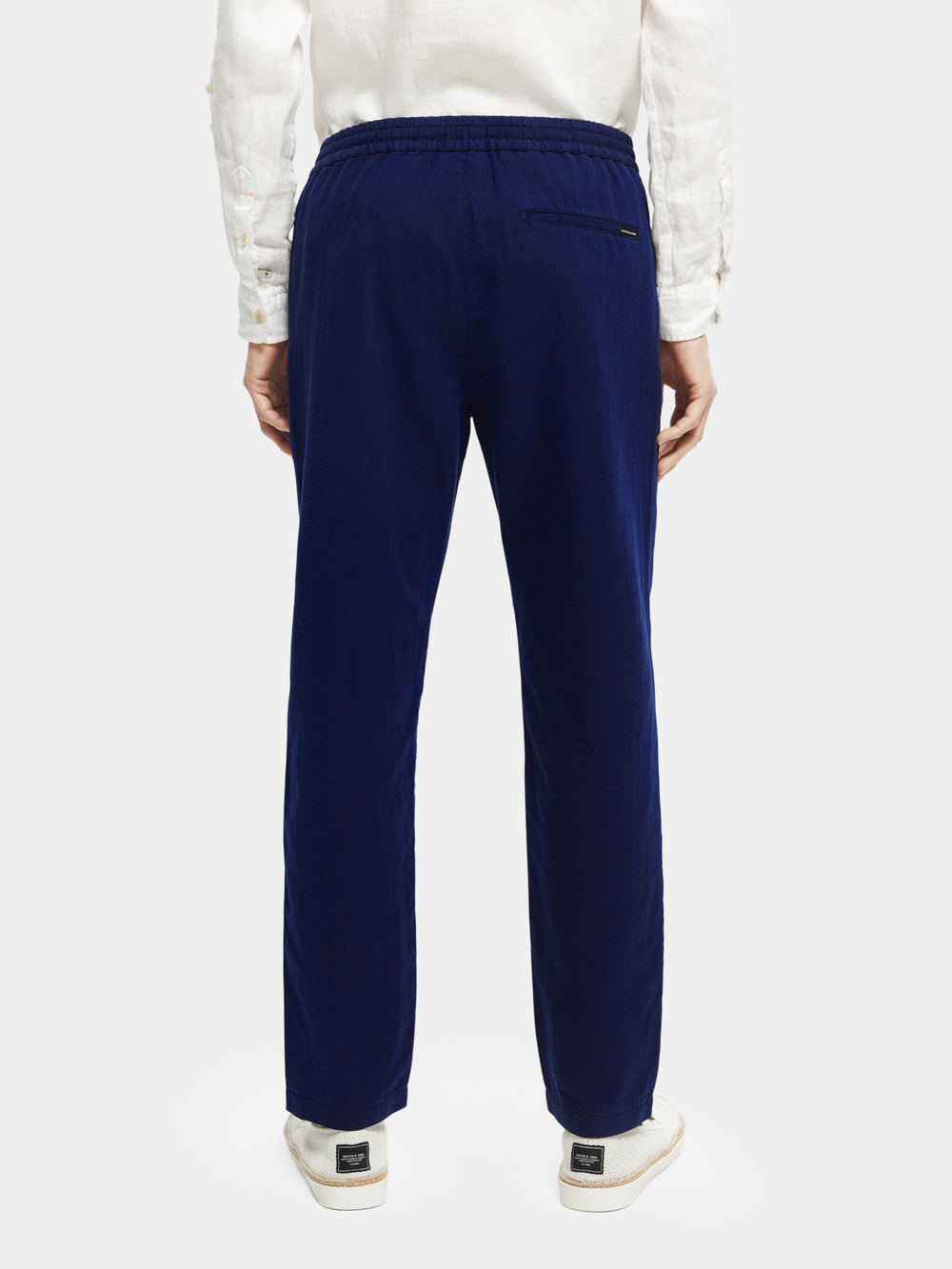 Warren cotton-linen twill jogger pants