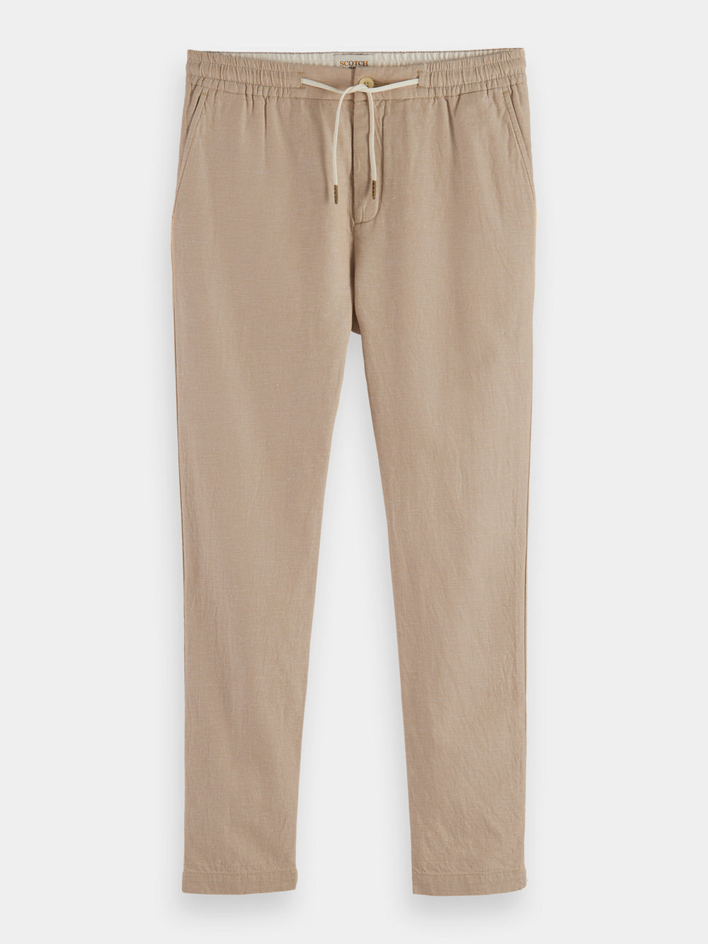 Irving wool-blend seersucker chino - Scotch & Soda AU