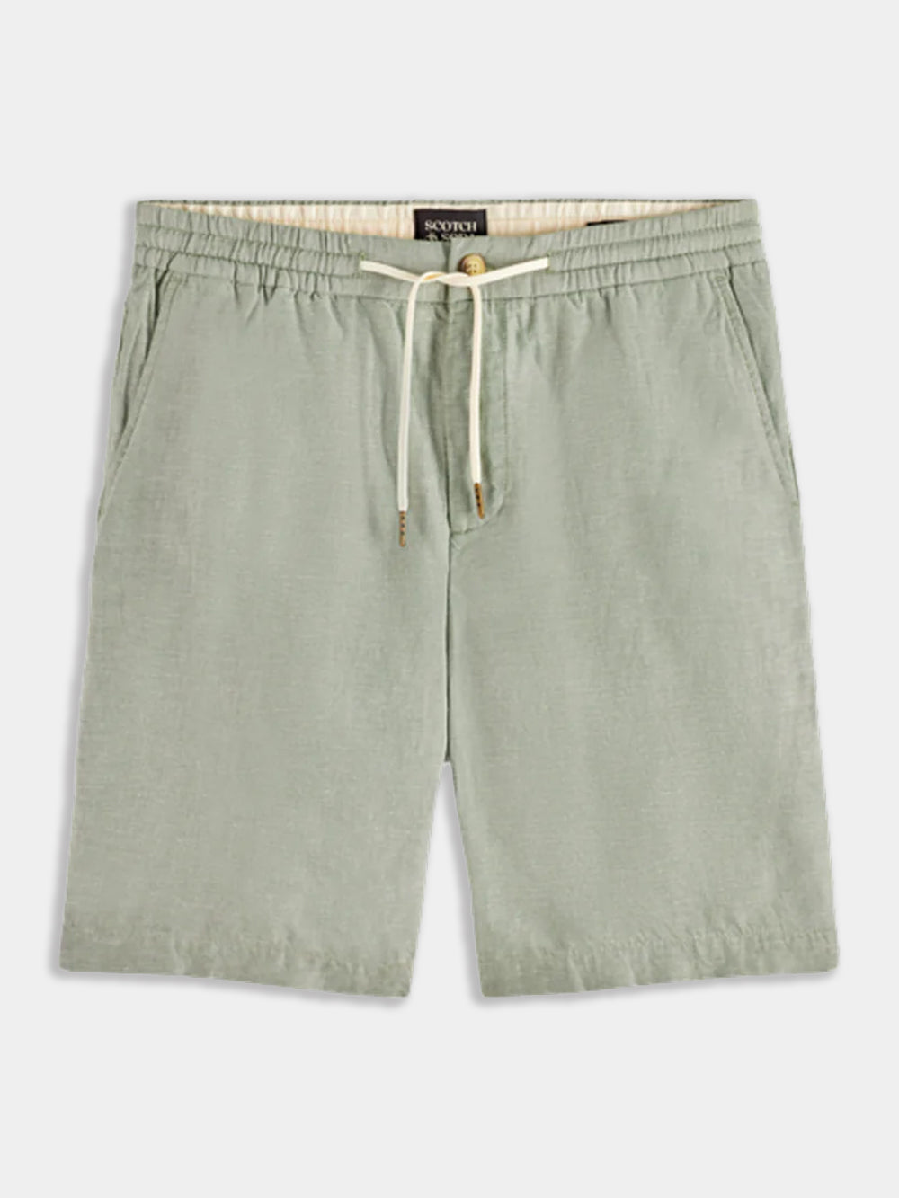 Fave cotton-linen shorts - Scotch & Soda AU