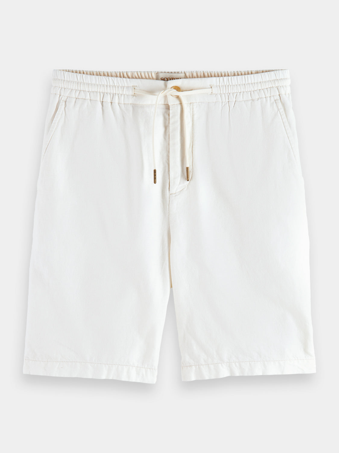 Fave cotton-linen shorts - Scotch & Soda AU