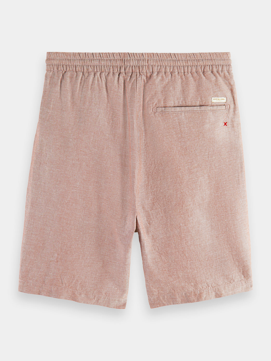 Fave cotton-linen shorts - Scotch & Soda AU