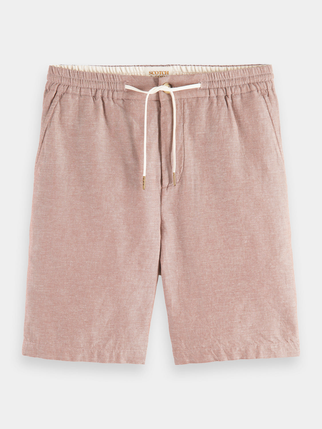 Fave cotton-linen shorts - Scotch & Soda AU