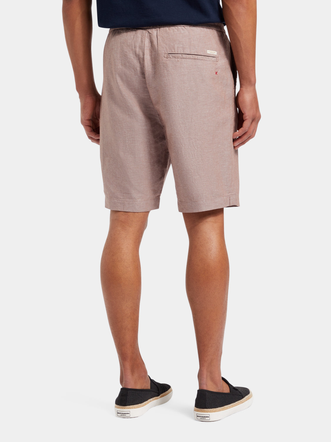 Fave cotton-linen shorts - Scotch & Soda AU