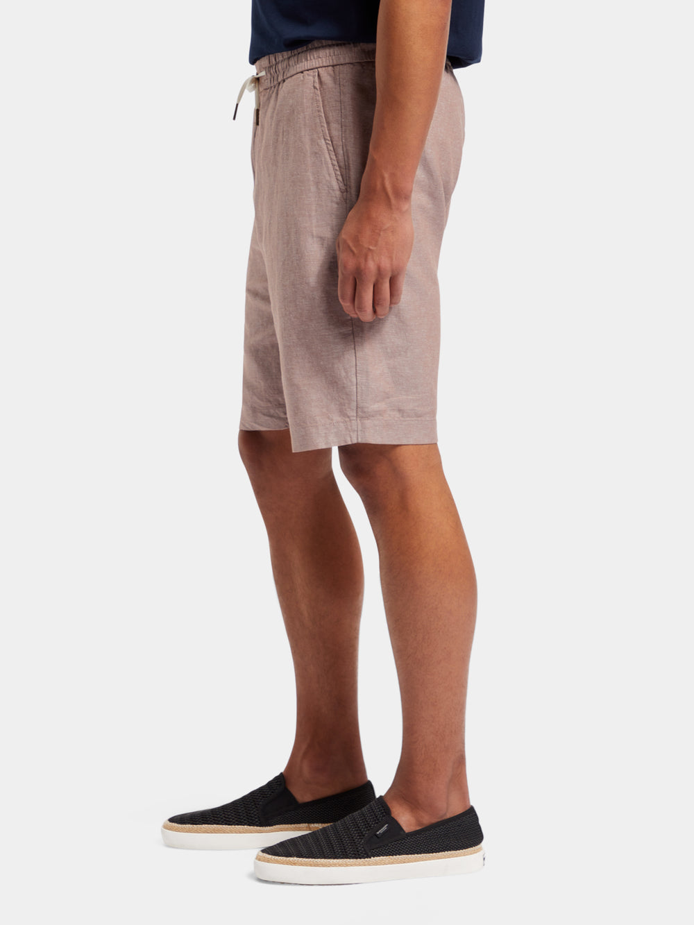 Fave cotton-linen shorts - Scotch & Soda AU