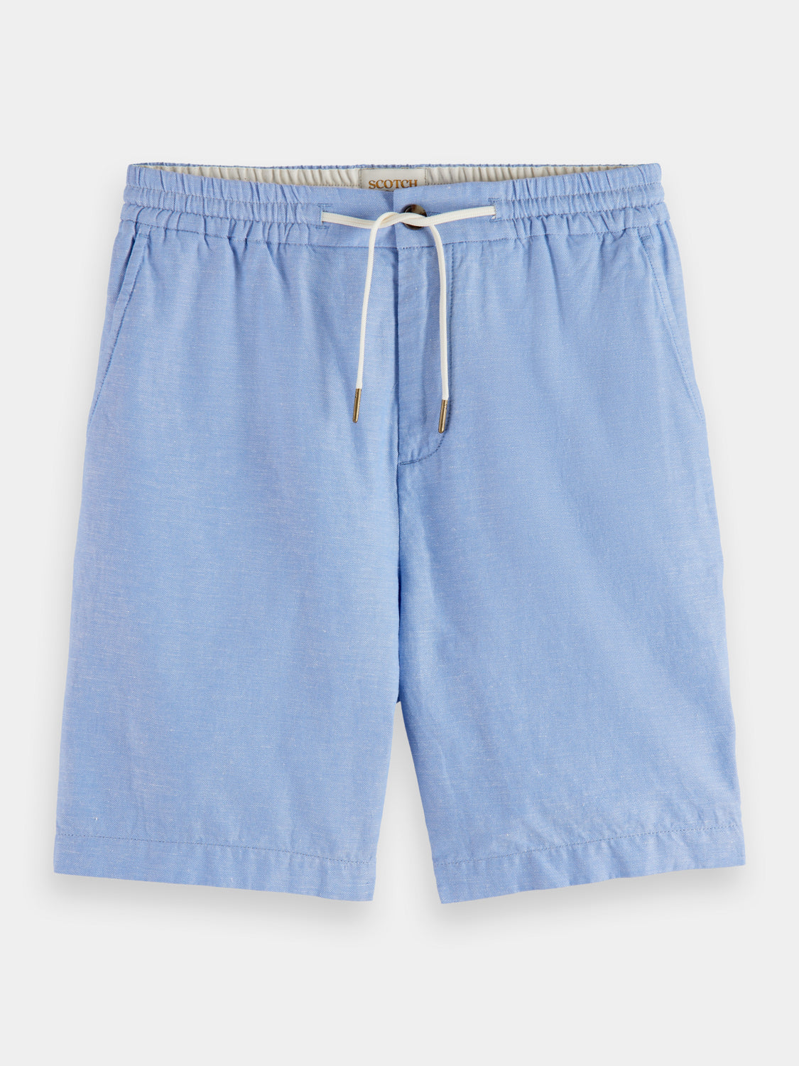 Fave cotton-linen shorts - Scotch & Soda AU