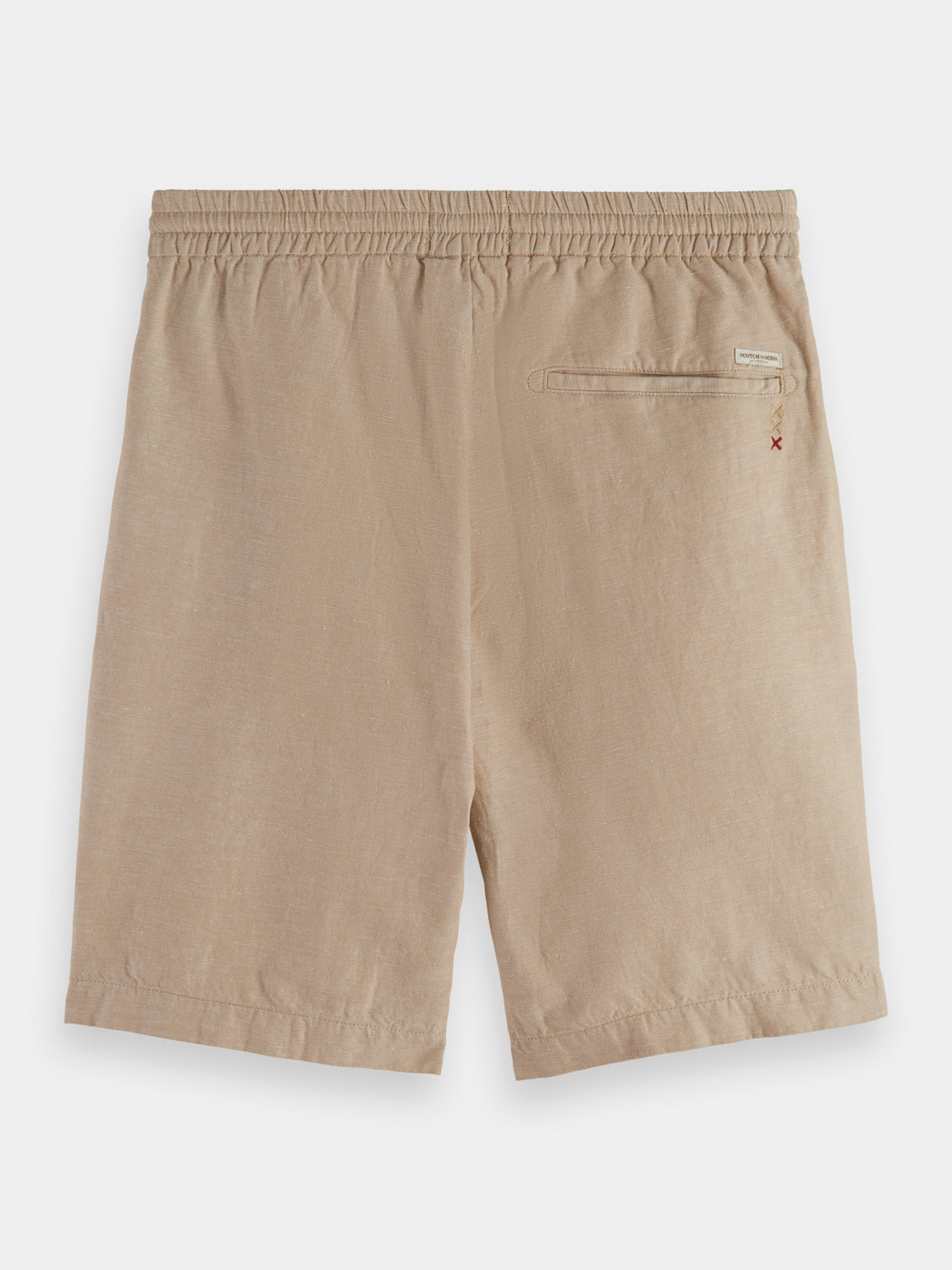 Fave cotton-linen shorts - Scotch & Soda AU