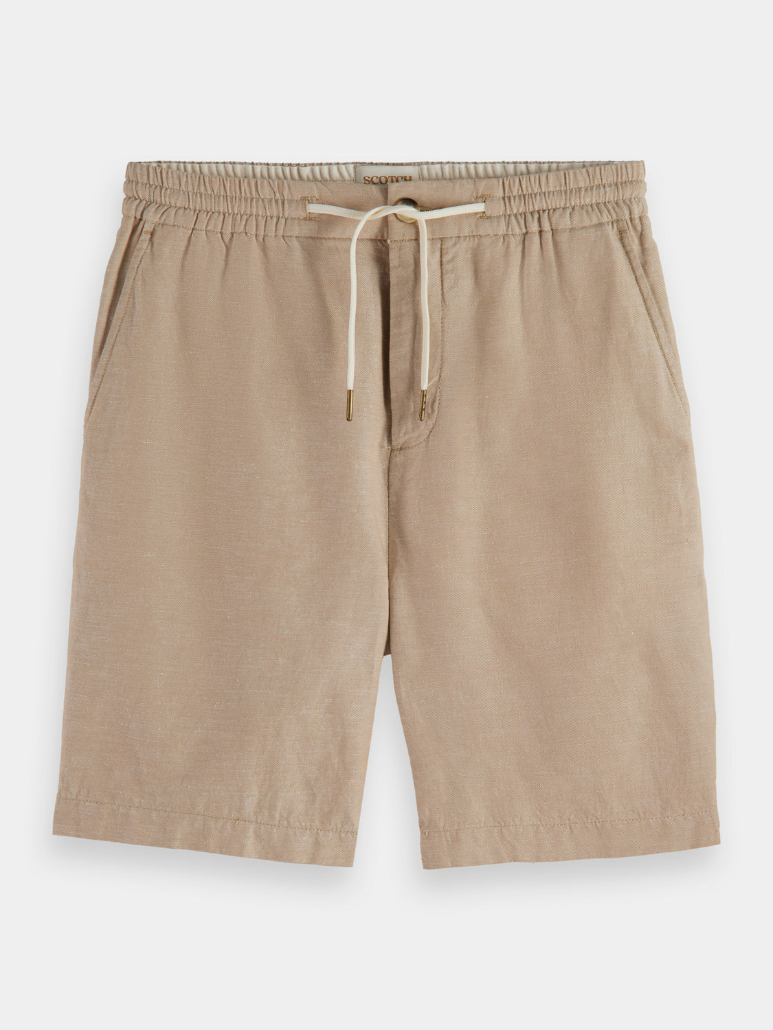 Fave cotton-linen shorts - Scotch & Soda AU