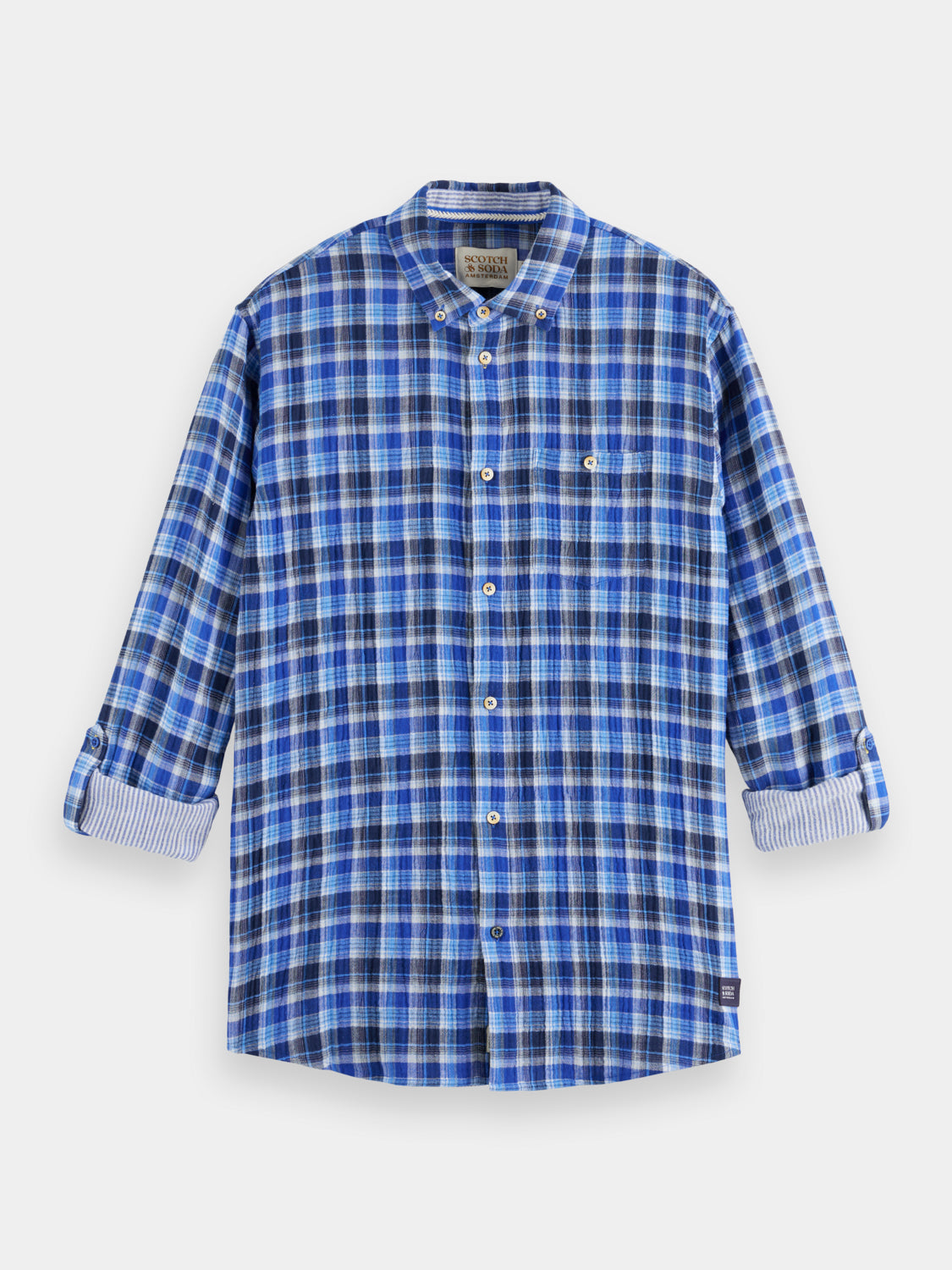 Double-faced check shirt - Scotch & Soda AU