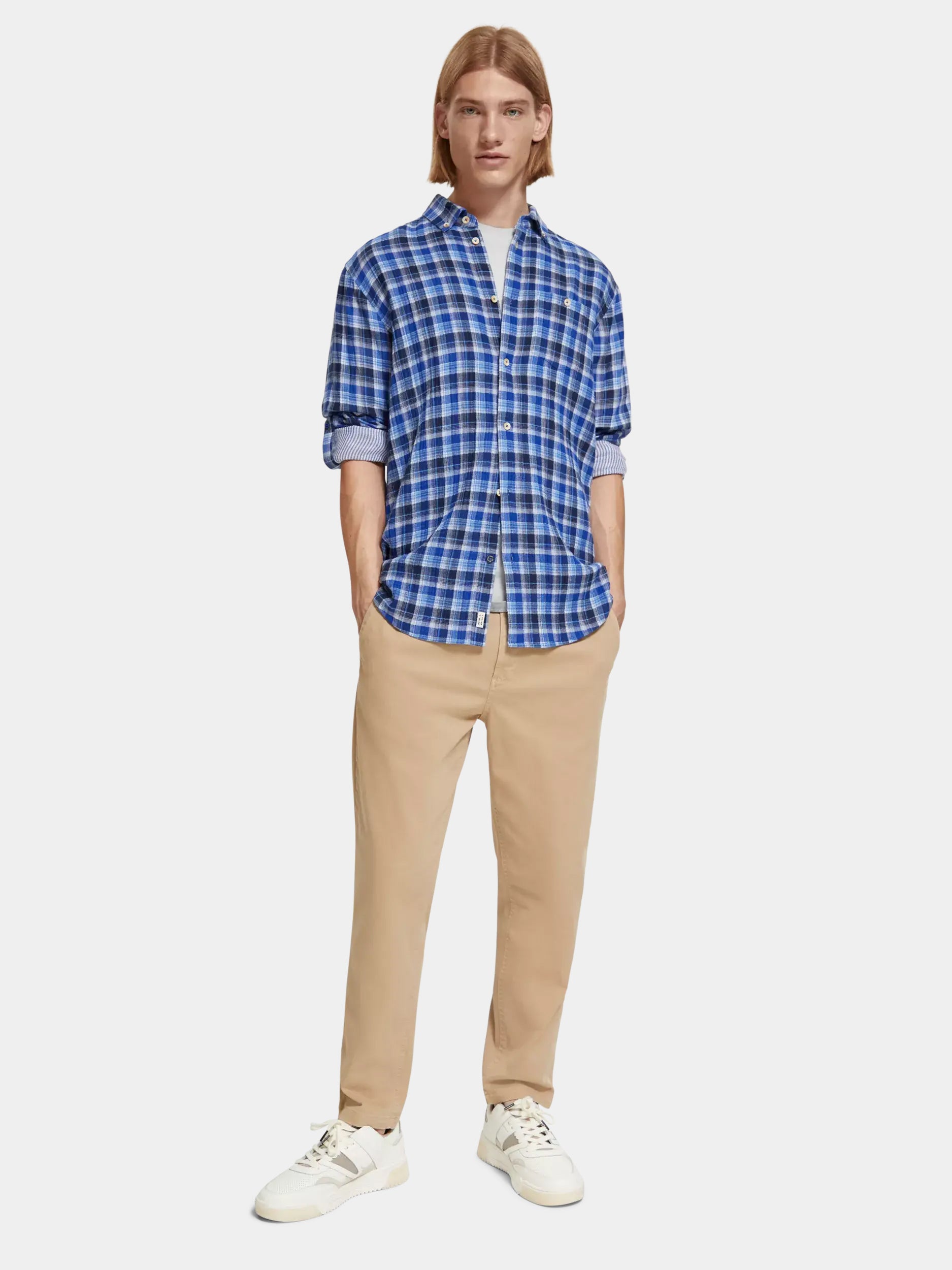 Double-faced check shirt - Scotch & Soda AU