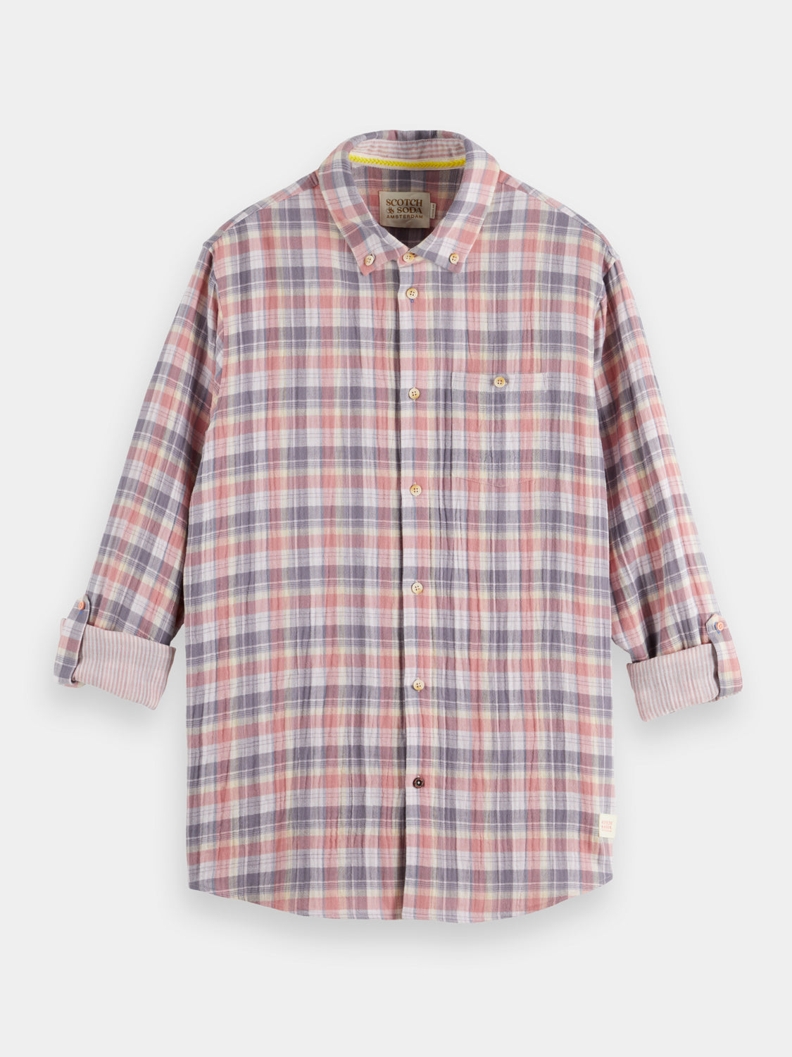 Double-faced check shirt - Scotch & Soda AU