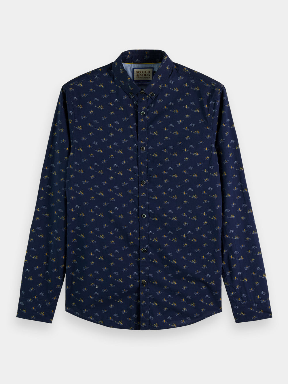 Slim-fit printed shirt - Scotch & Soda AU