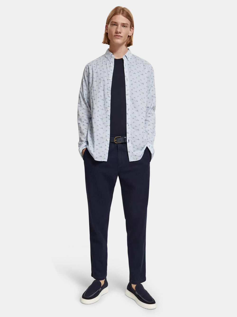 Slim-fit printed shirt - Scotch & Soda AU