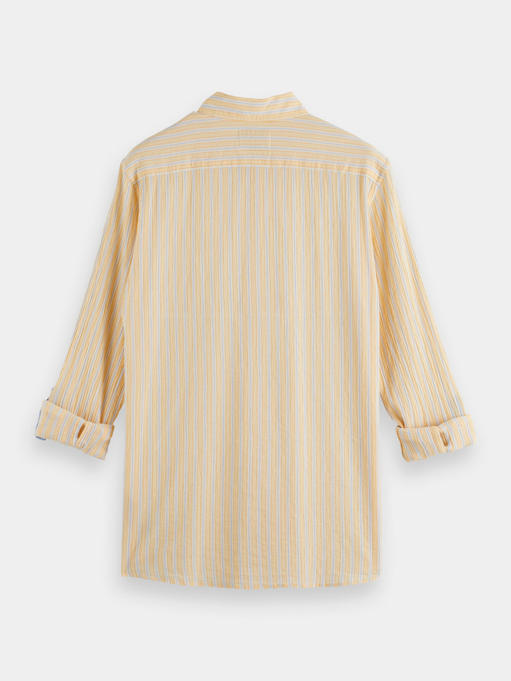 Regular-fit crinkle stripe shirt - Scotch & Soda AU