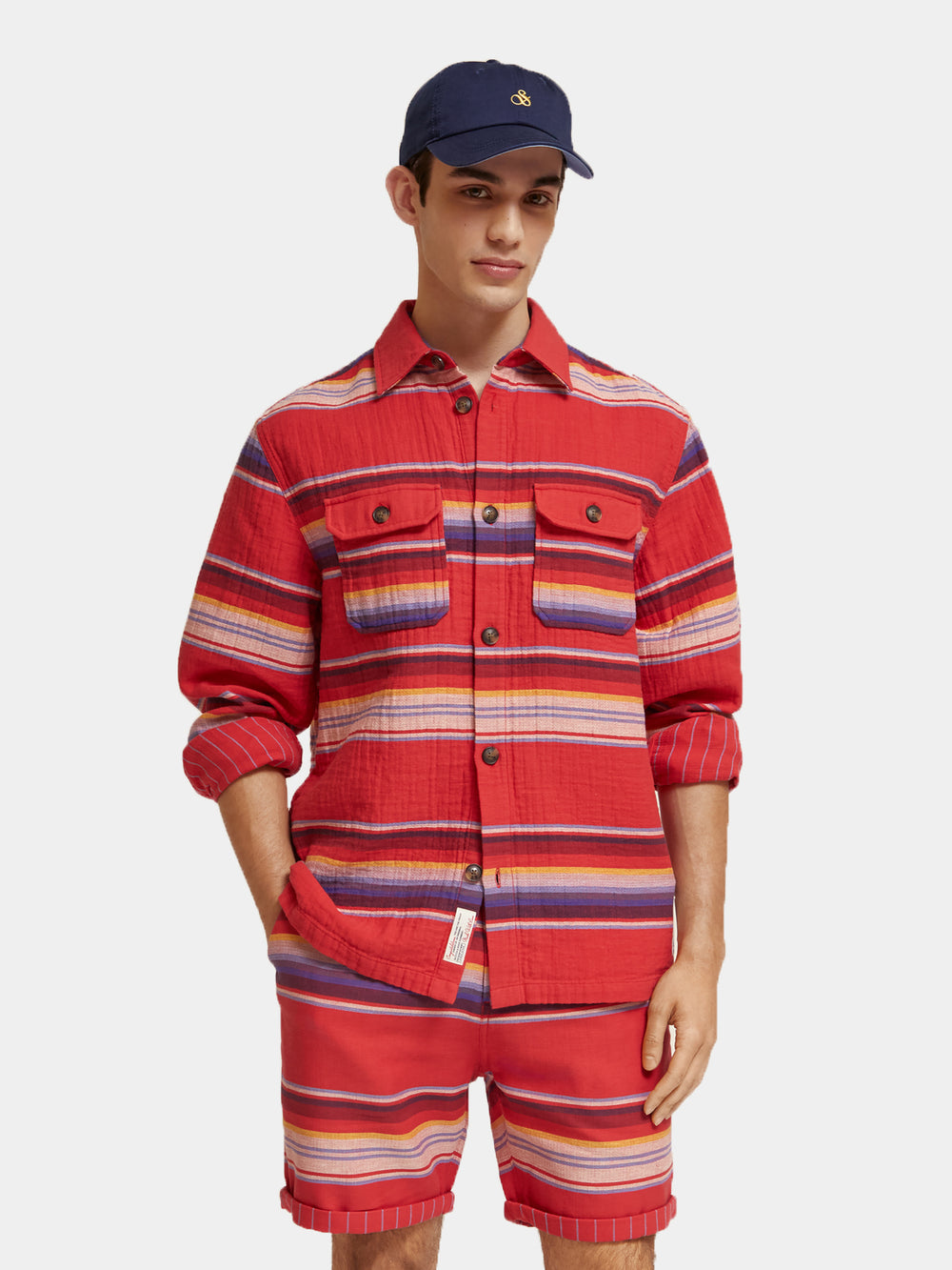 Striped button-down shirt - Scotch & Soda AU