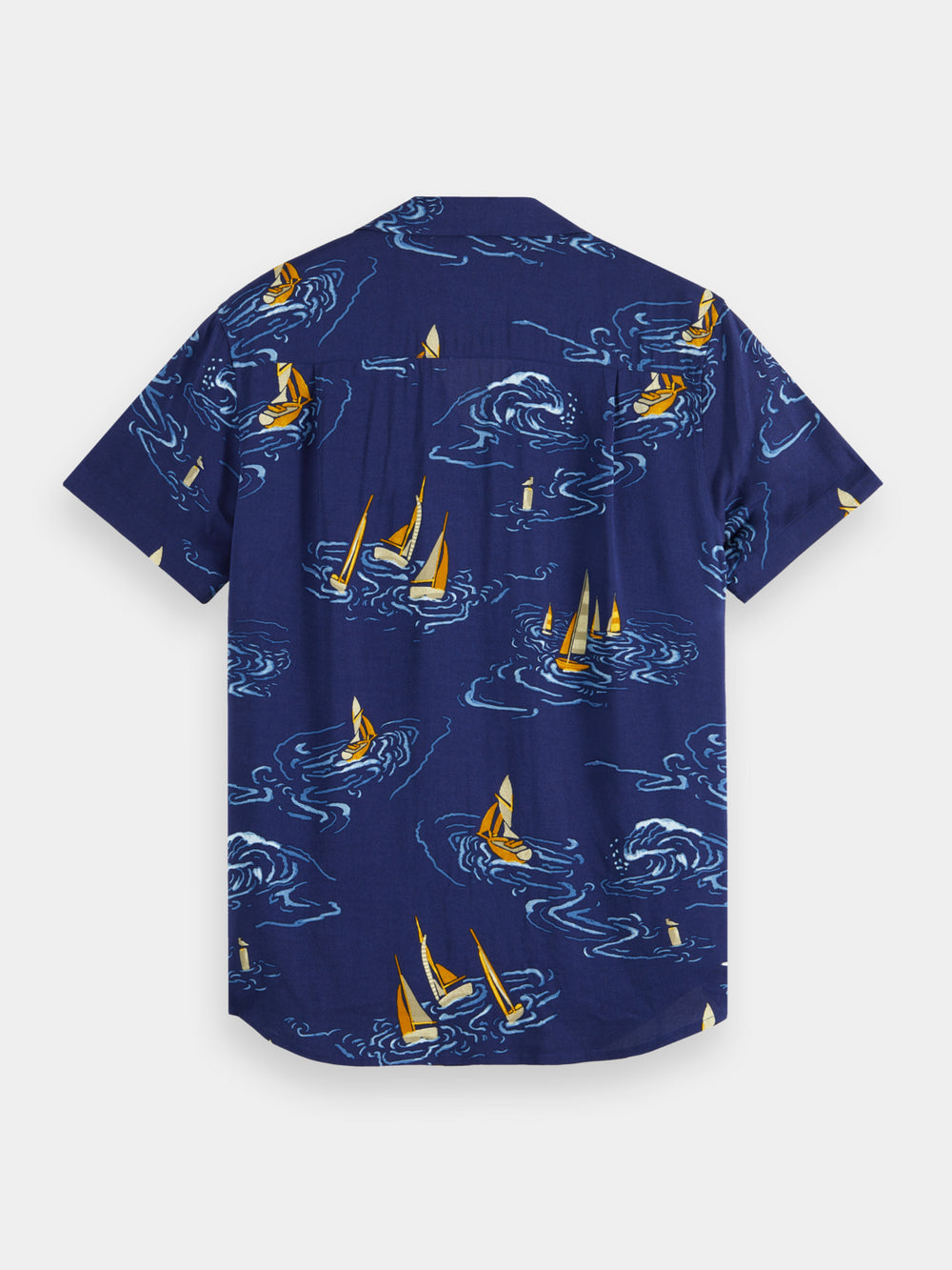 Regular-fit printed camp shirt - Scotch & Soda AU