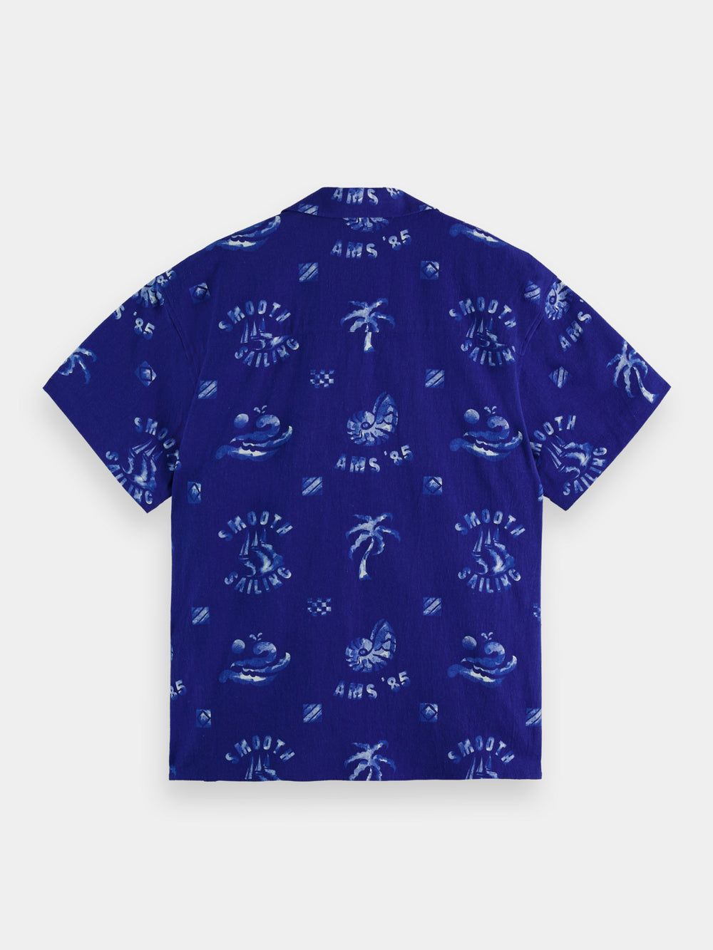 Regular-fit printed camp shirt - Scotch & Soda AU