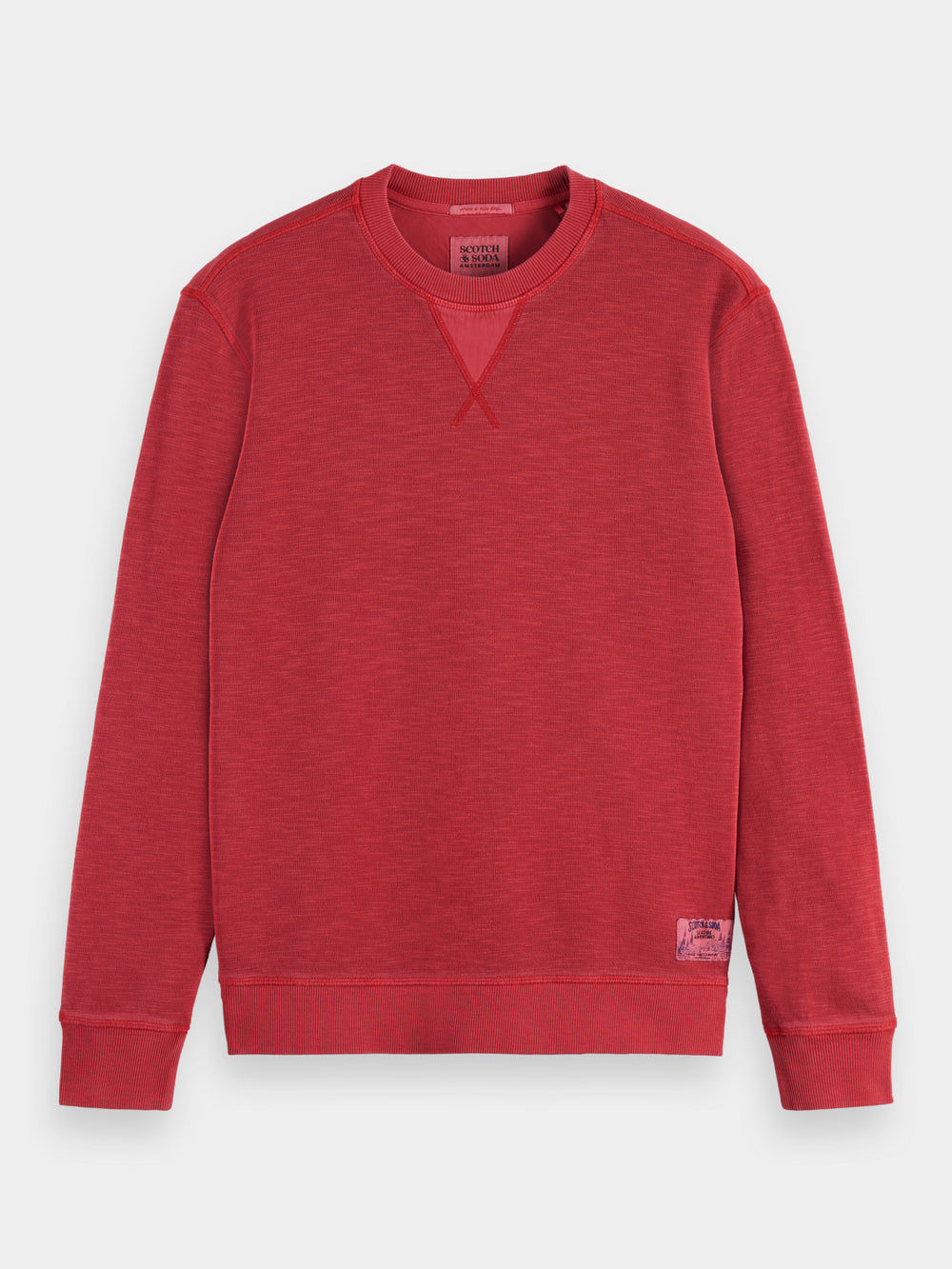 Regular-fit garment-dyed sweatshirt - Scotch & Soda AU