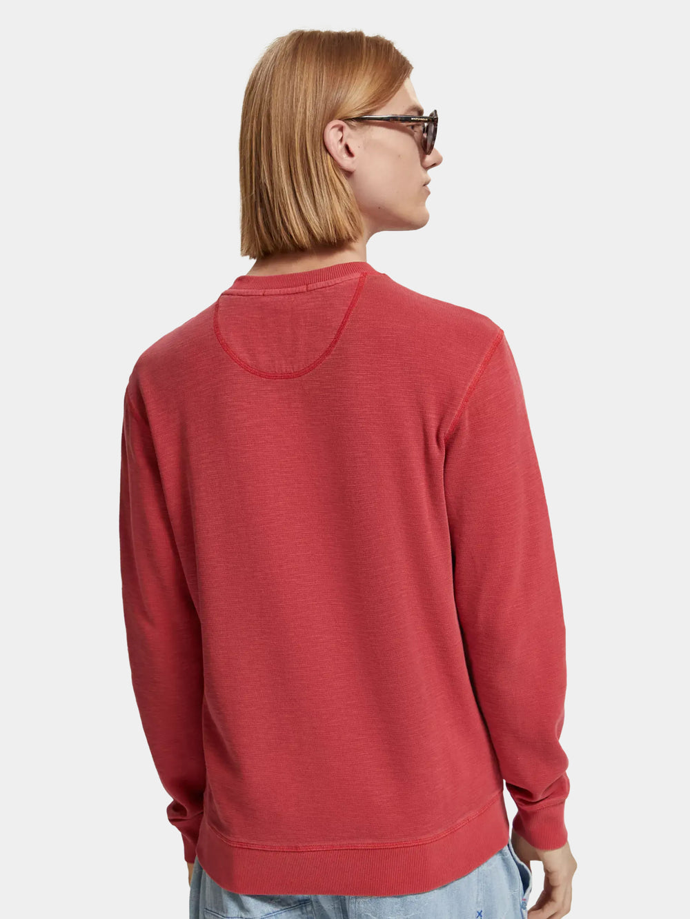 Regular-fit garment-dyed sweatshirt - Scotch & Soda AU