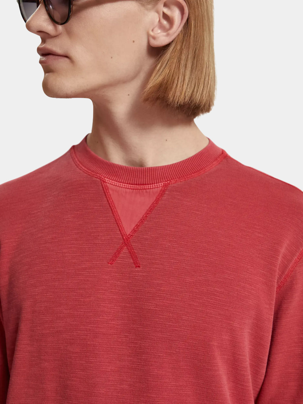 Regular-fit garment-dyed sweatshirt - Scotch & Soda AU