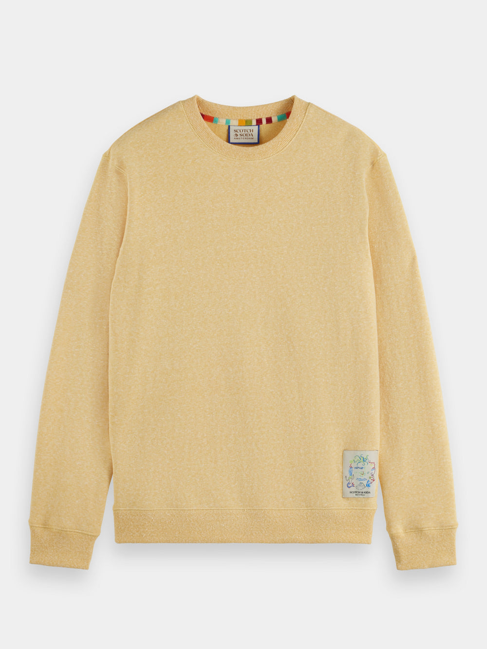 Regular-fit melange sweatshirt - Scotch & Soda AU