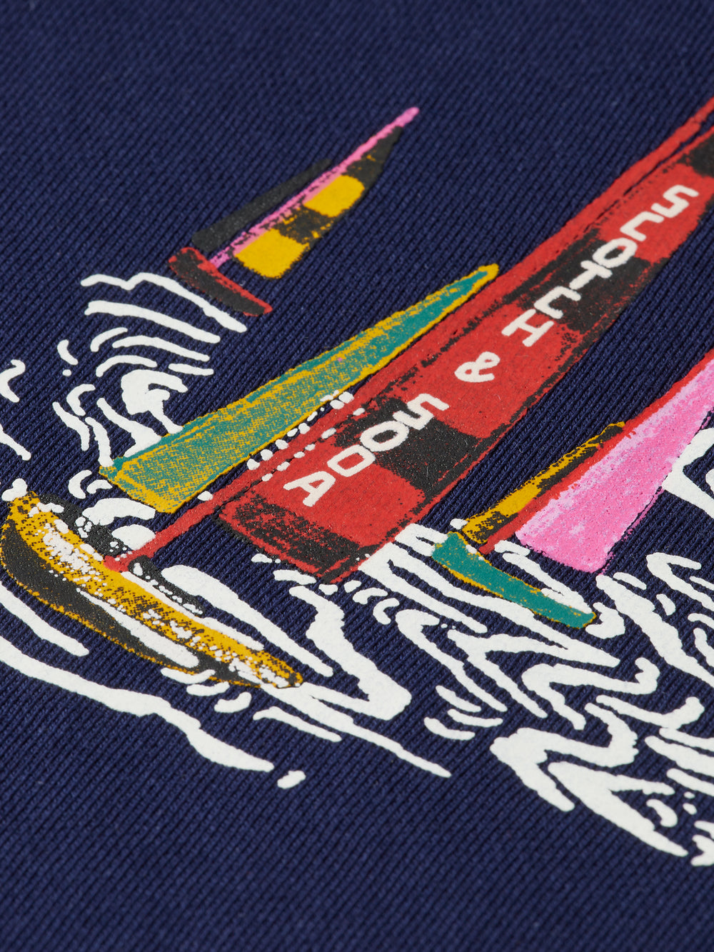 Boat artwork sweatshirt - Scotch & Soda AU