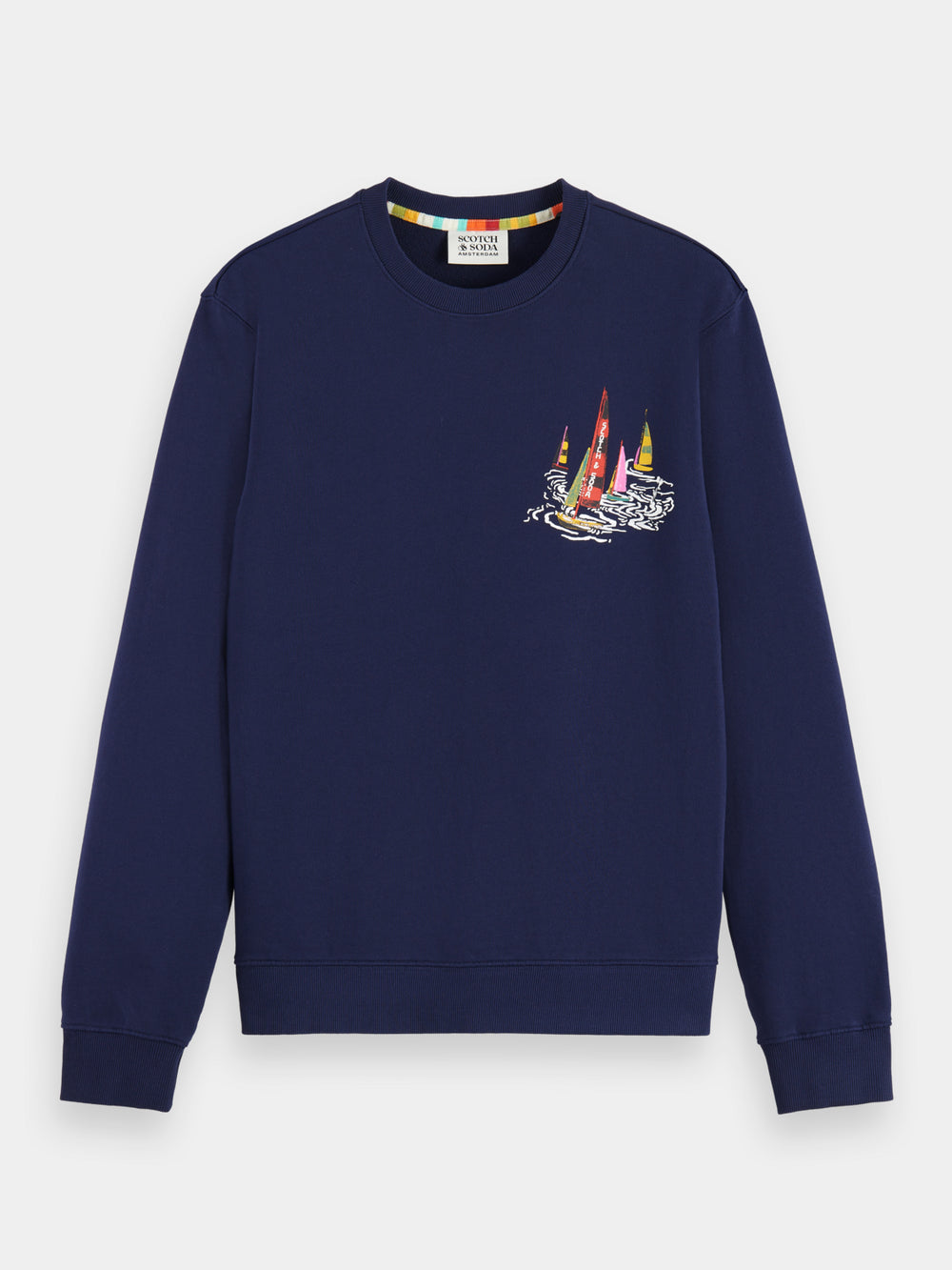 Boat artwork sweatshirt - Scotch & Soda AU