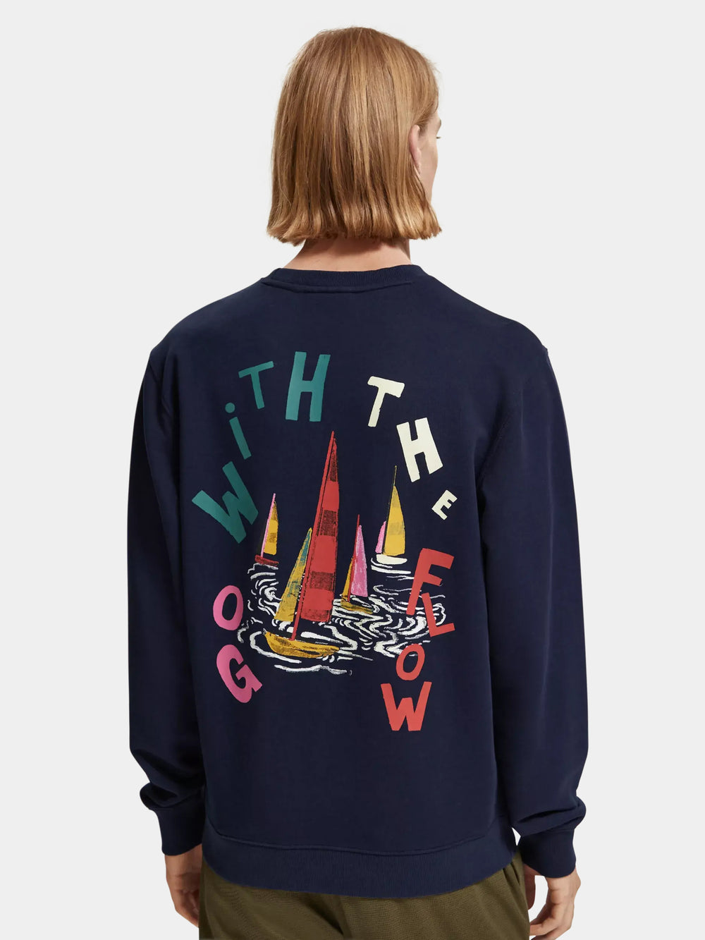 Boat artwork sweatshirt - Scotch & Soda AU