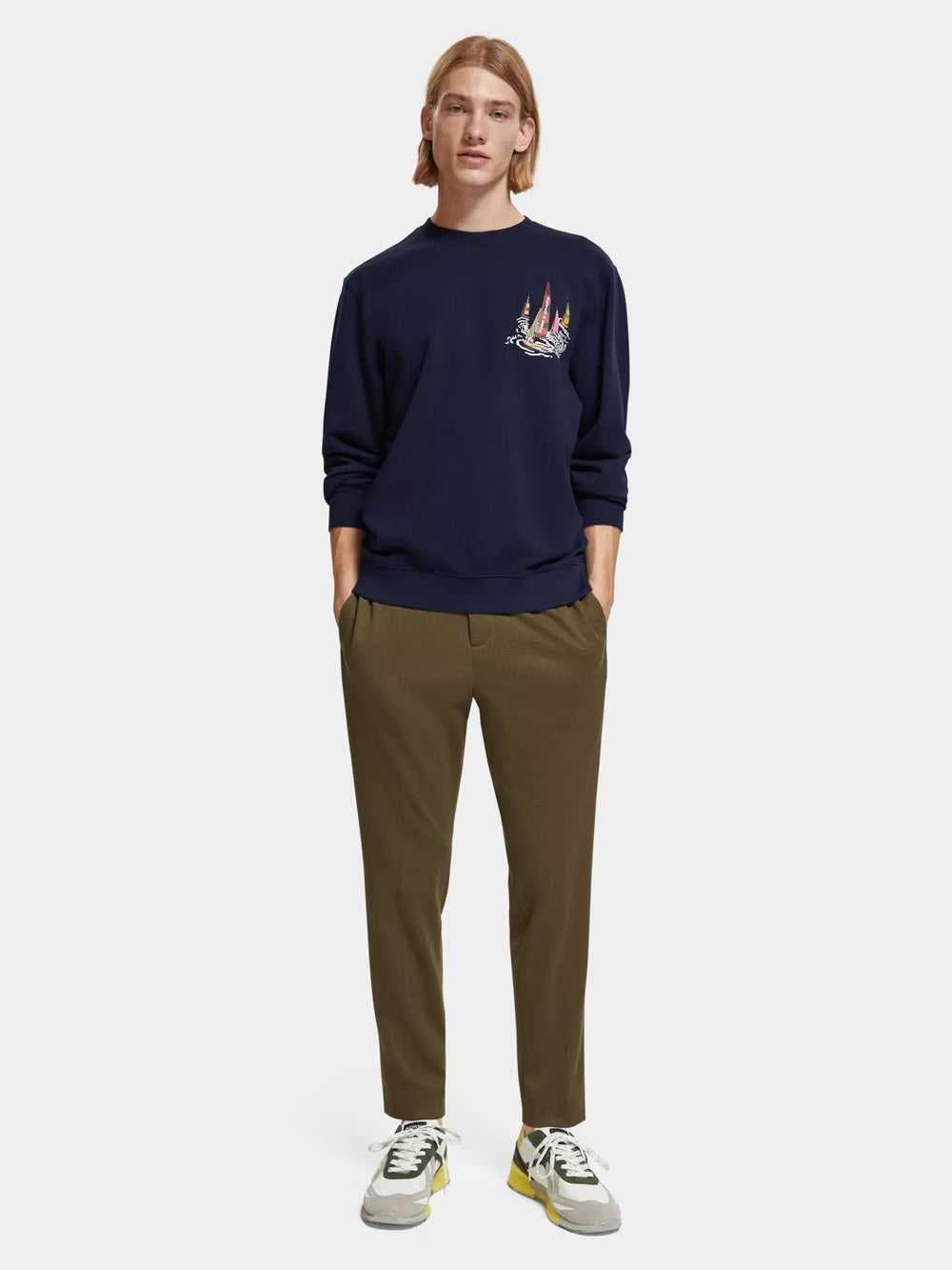 Boat artwork sweatshirt - Scotch & Soda AU