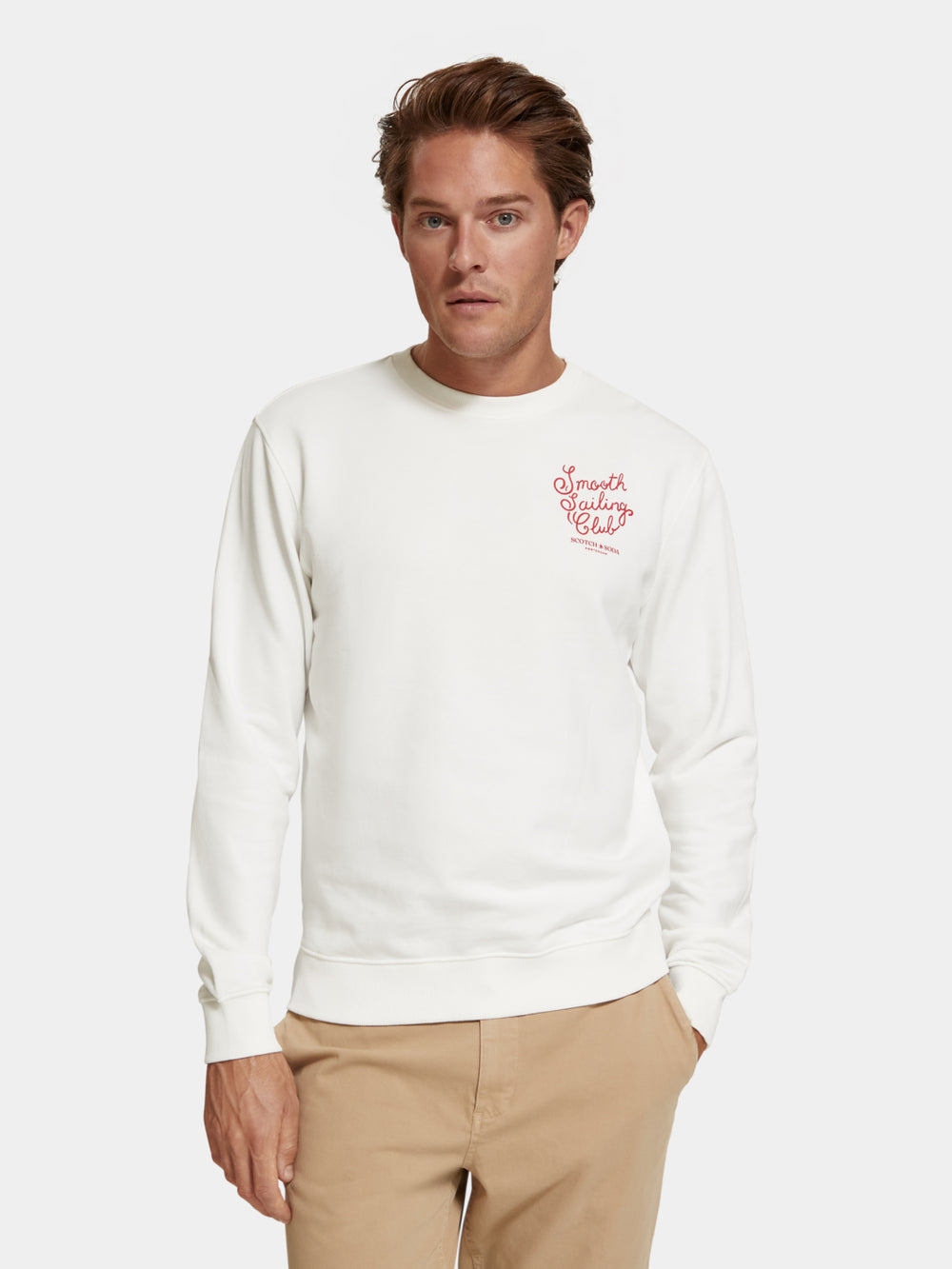 Regular-fit graphic sweatshirt - Scotch & Soda AU