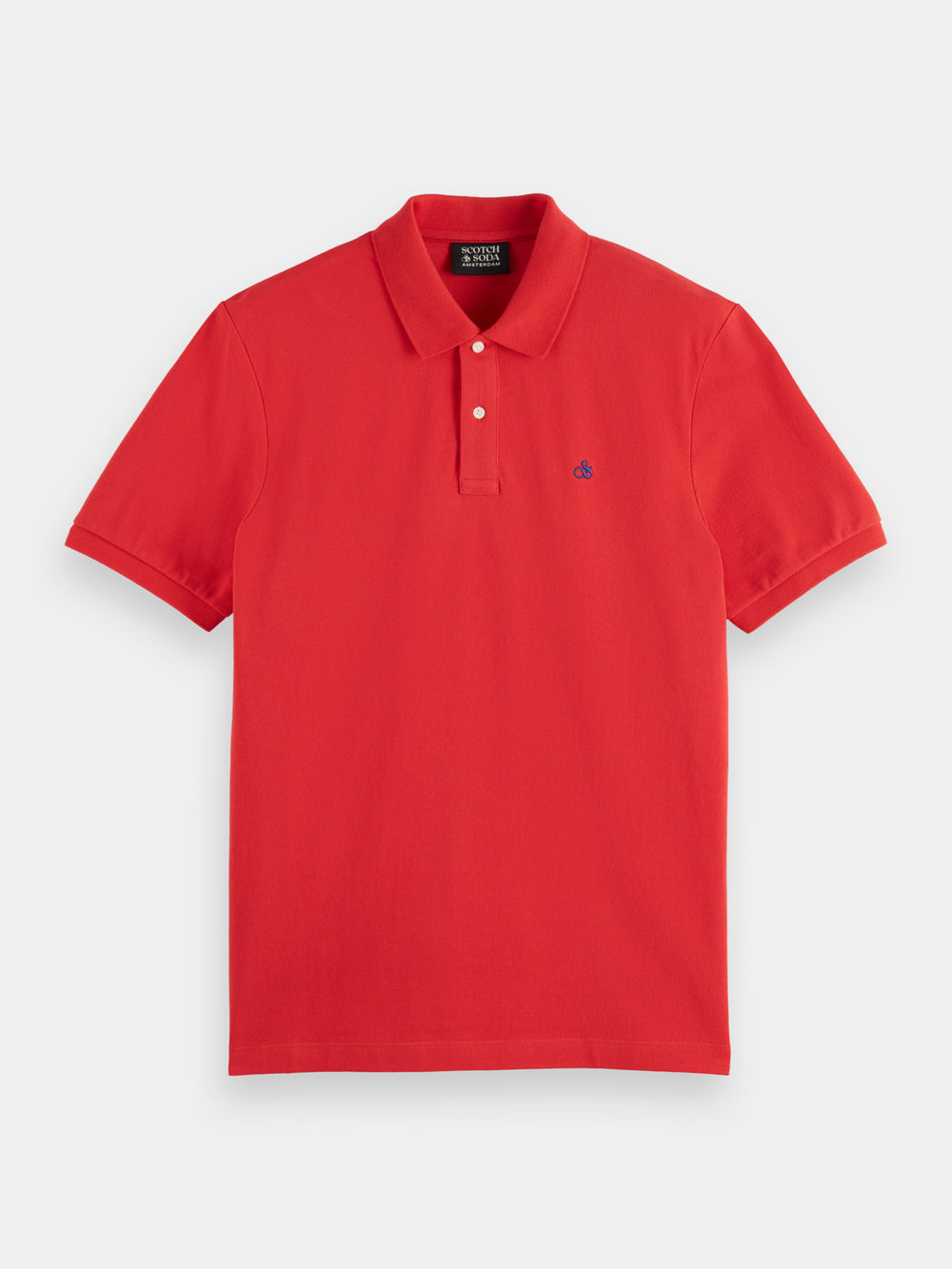 Cotton pique polo shirt - Scotch & Soda AU