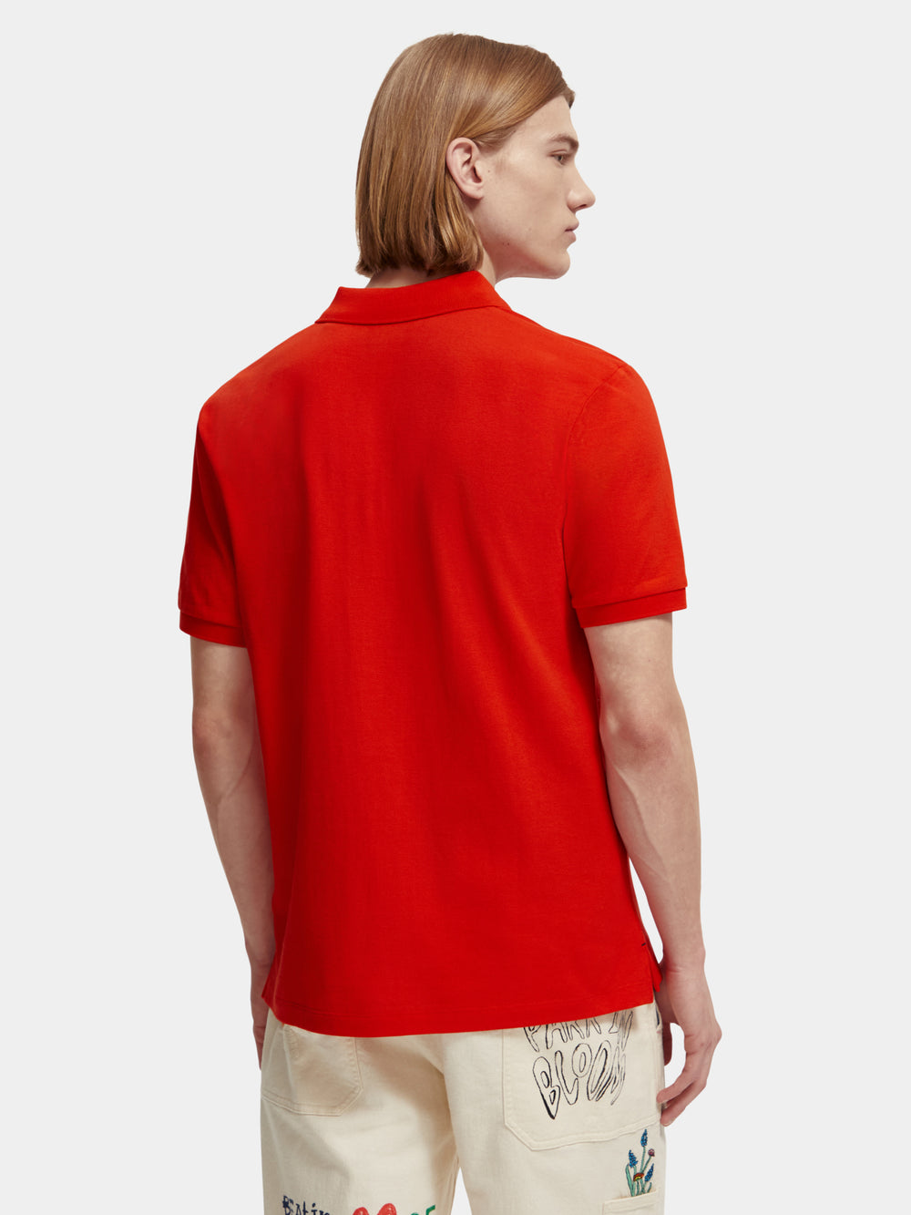 Cotton pique polo shirt