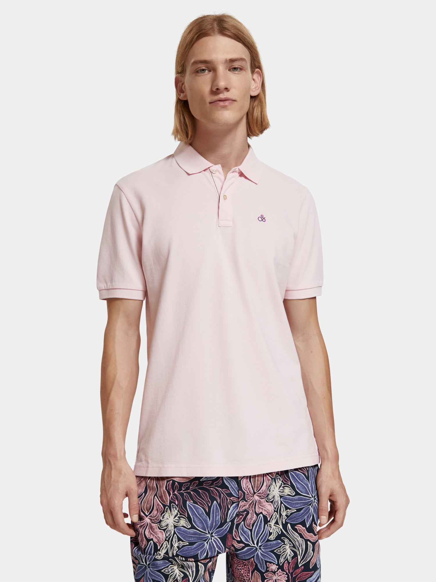 Cotton pique polo shirt - Scotch & Soda AU