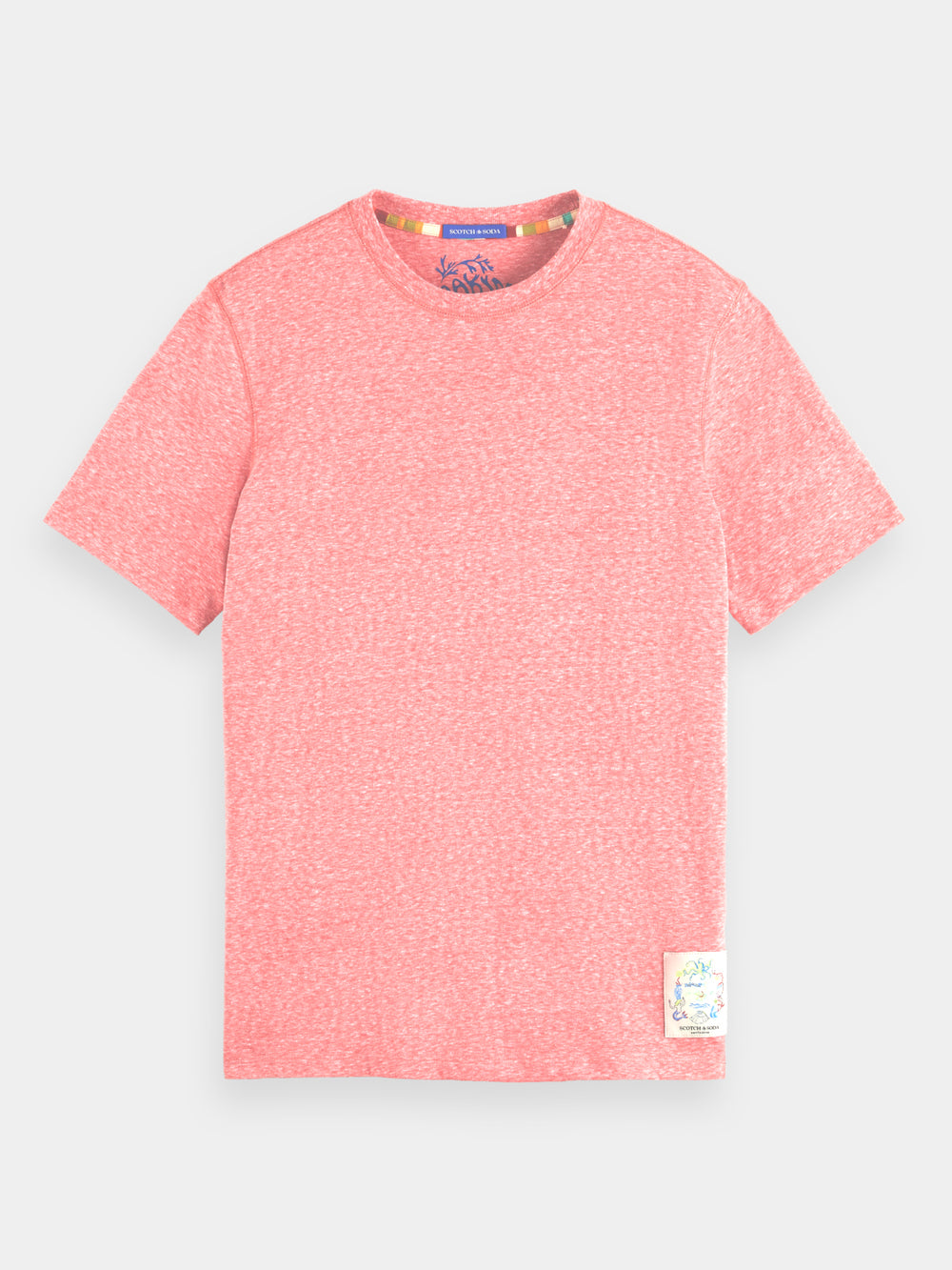 Regular-fit melange t-shirt - Scotch & Soda AU