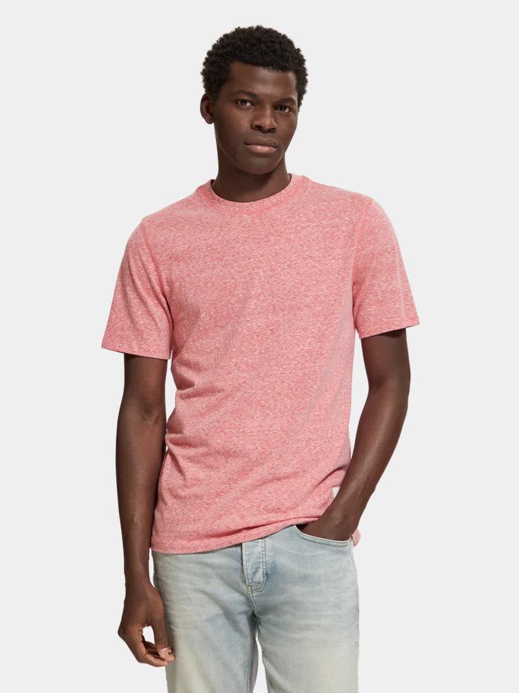 Regular-fit melange t-shirt - Scotch & Soda AU