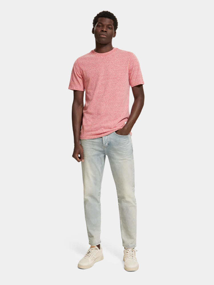 Regular-fit melange t-shirt - Scotch & Soda AU