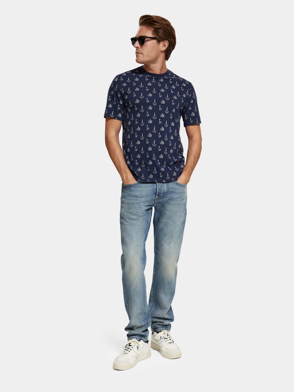 Regular-fit printed t-shirt - Scotch & Soda AU