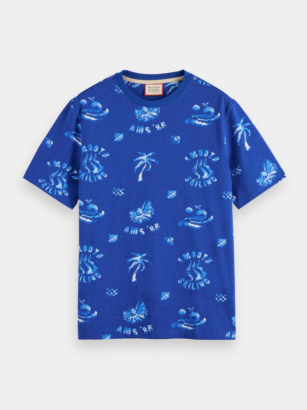 Regular-fit printed t-shirt - Scotch & Soda AU