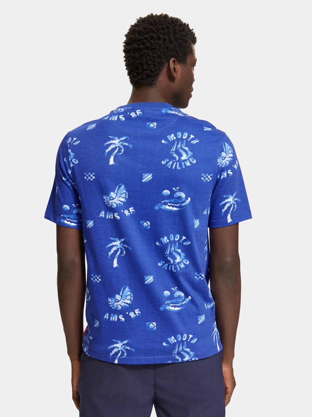 Regular-fit printed t-shirt - Scotch & Soda AU