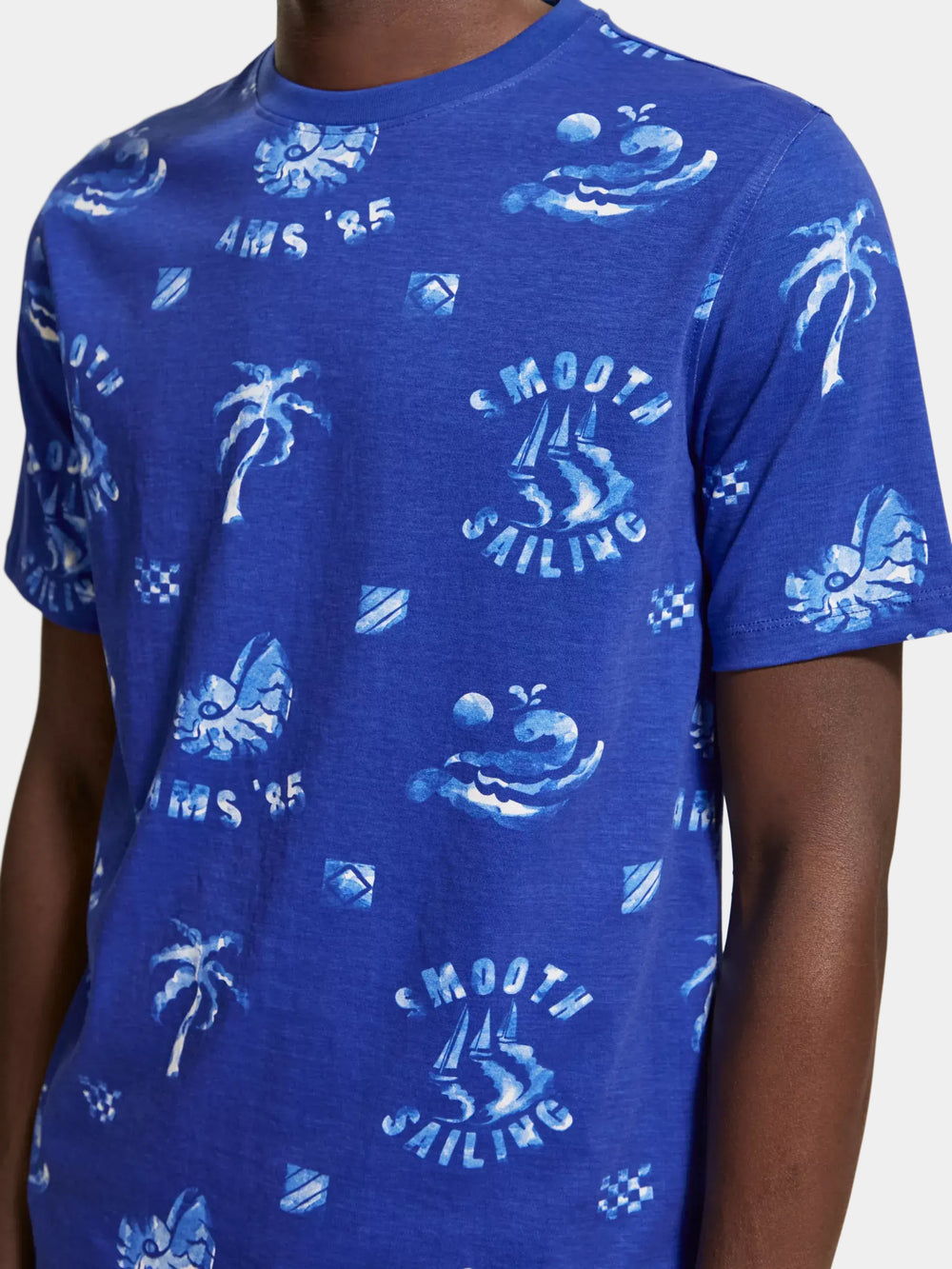 Regular-fit printed t-shirt - Scotch & Soda AU