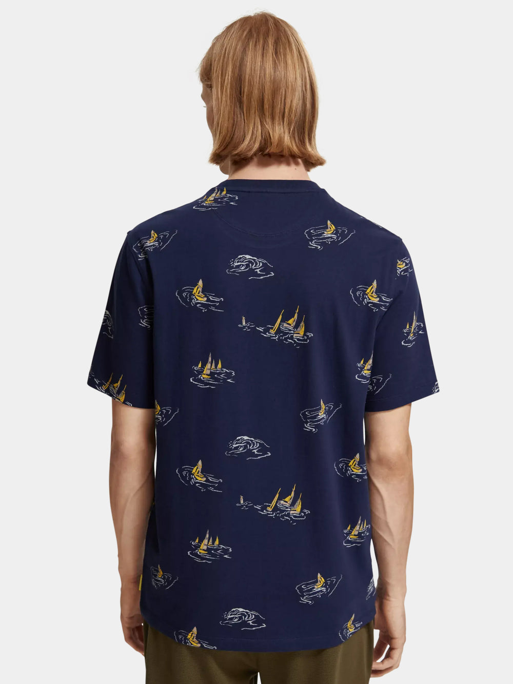 Regular-fit printed t-shirt - Scotch & Soda AU