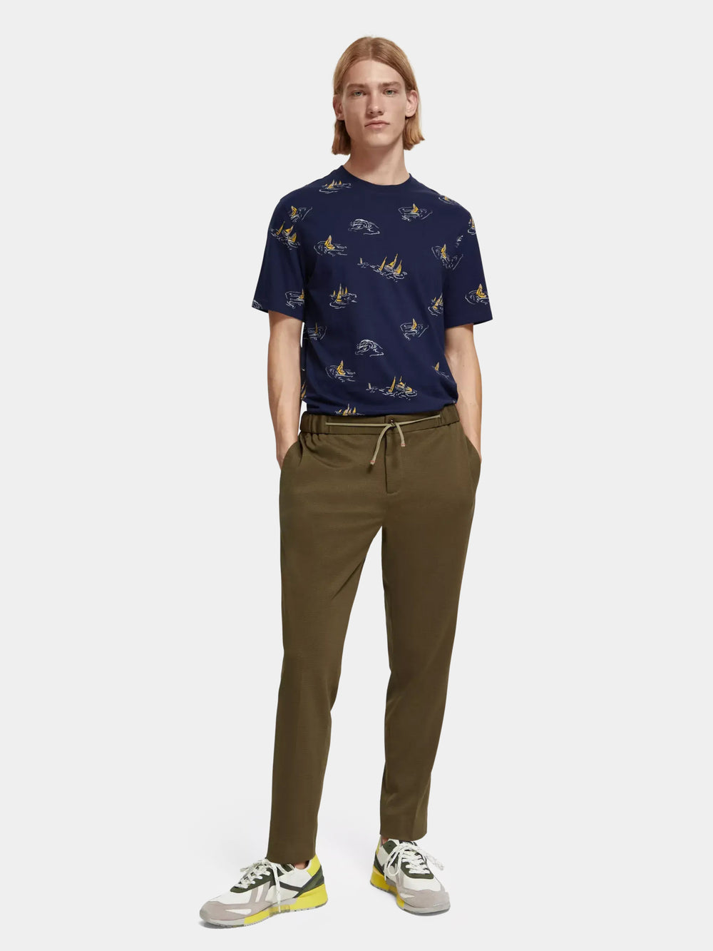 Regular-fit printed t-shirt - Scotch & Soda AU