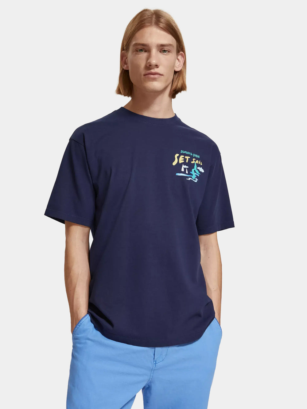 Regular-fit artwork t-shirt - Scotch & Soda AU